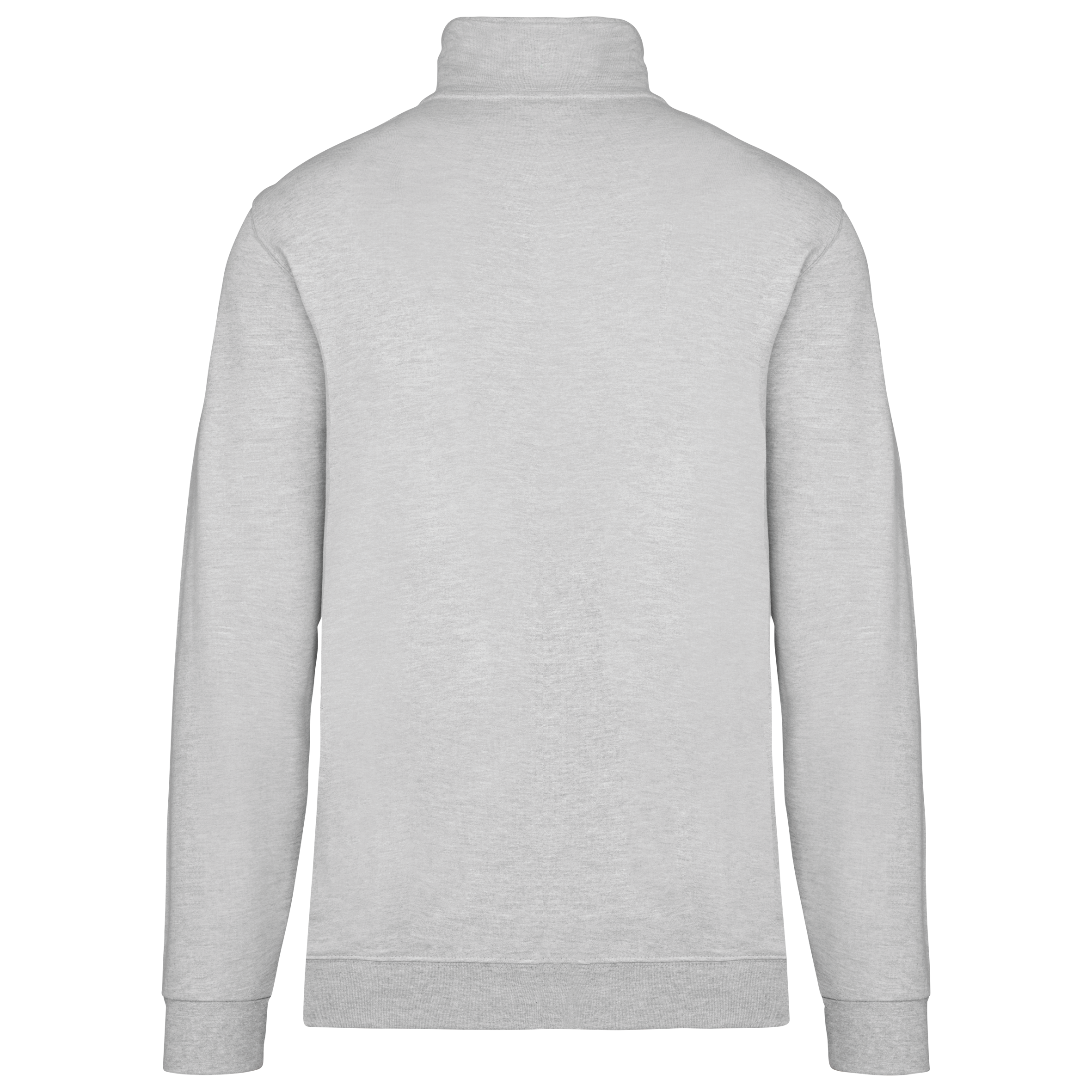 Casaco cardado com fecho - Oxford Grey