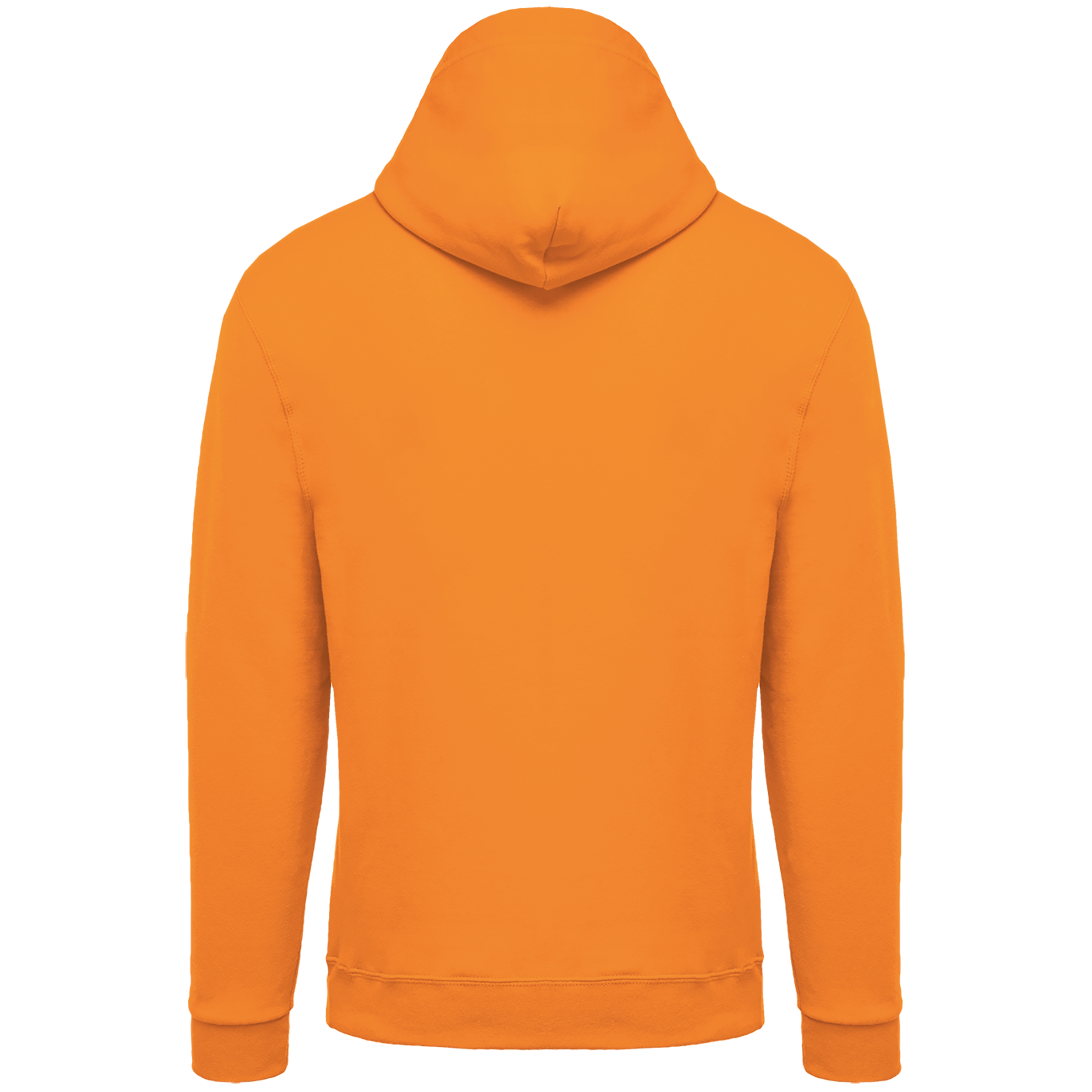 Sweatshirt com fecho e capuz - Orange