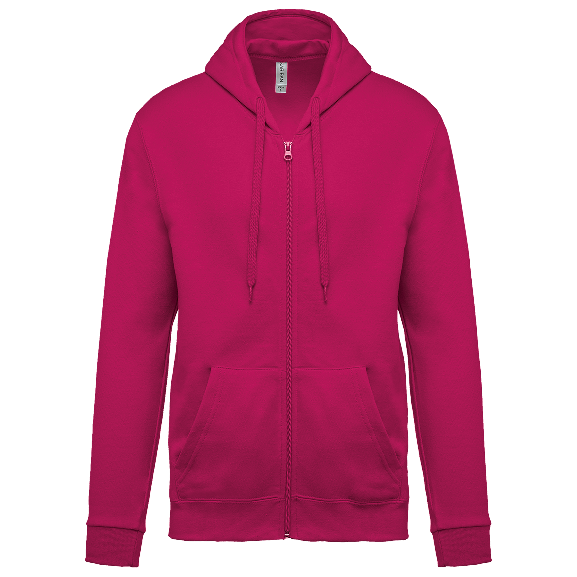 Sweat-shirt zippé capuche unisexe - Image 37