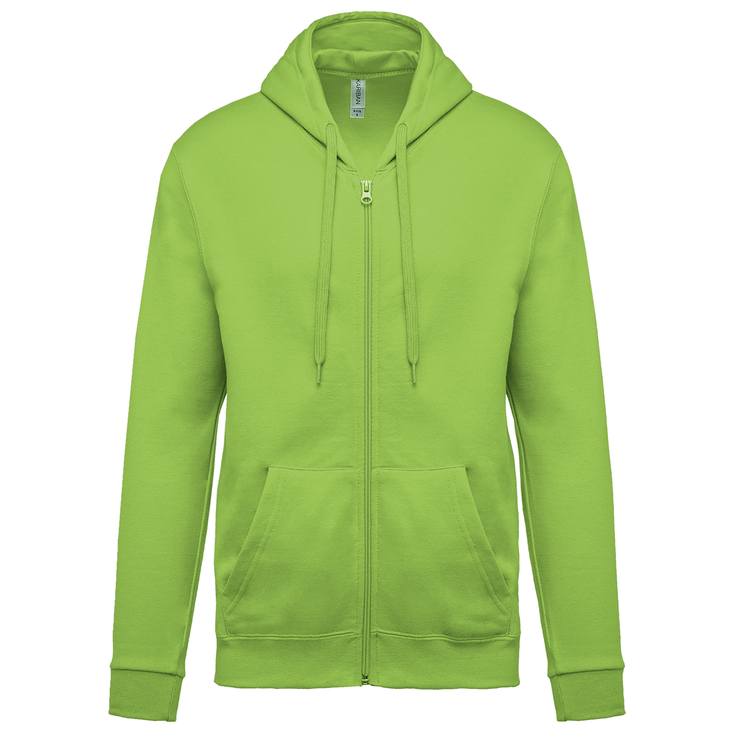 Sweat-shirt zippé capuche unisexe - Image 49