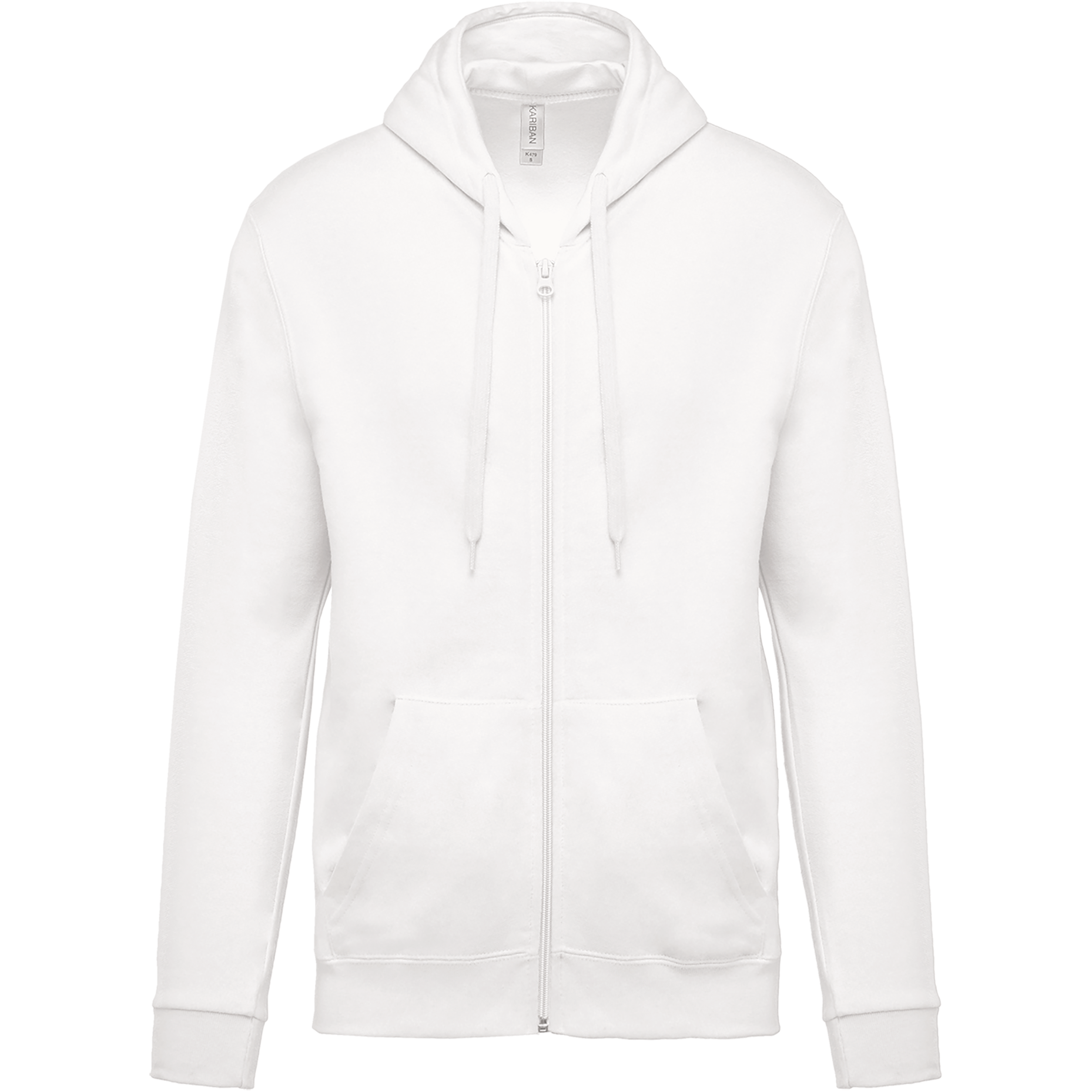 Sweat-shirt zippé capuche unisexe - Image 73