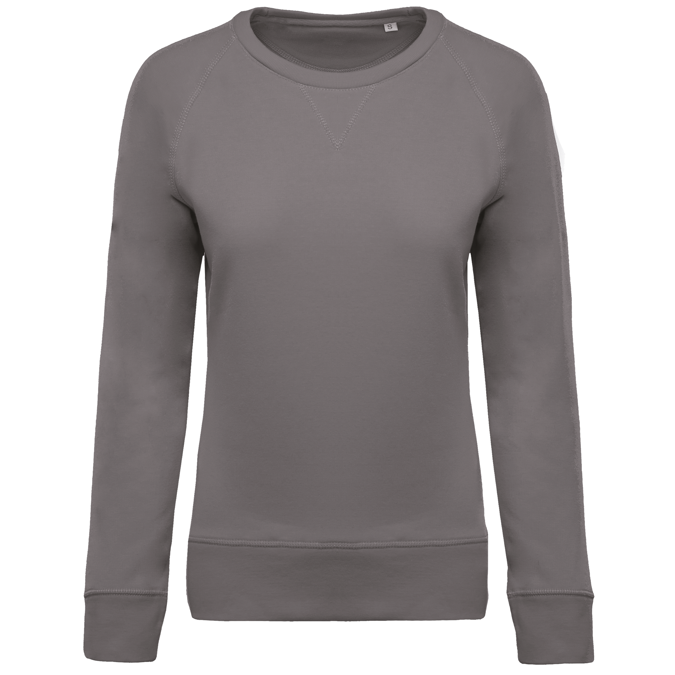 Sweat-shirt Bio col rond manches raglan femme - Image 48