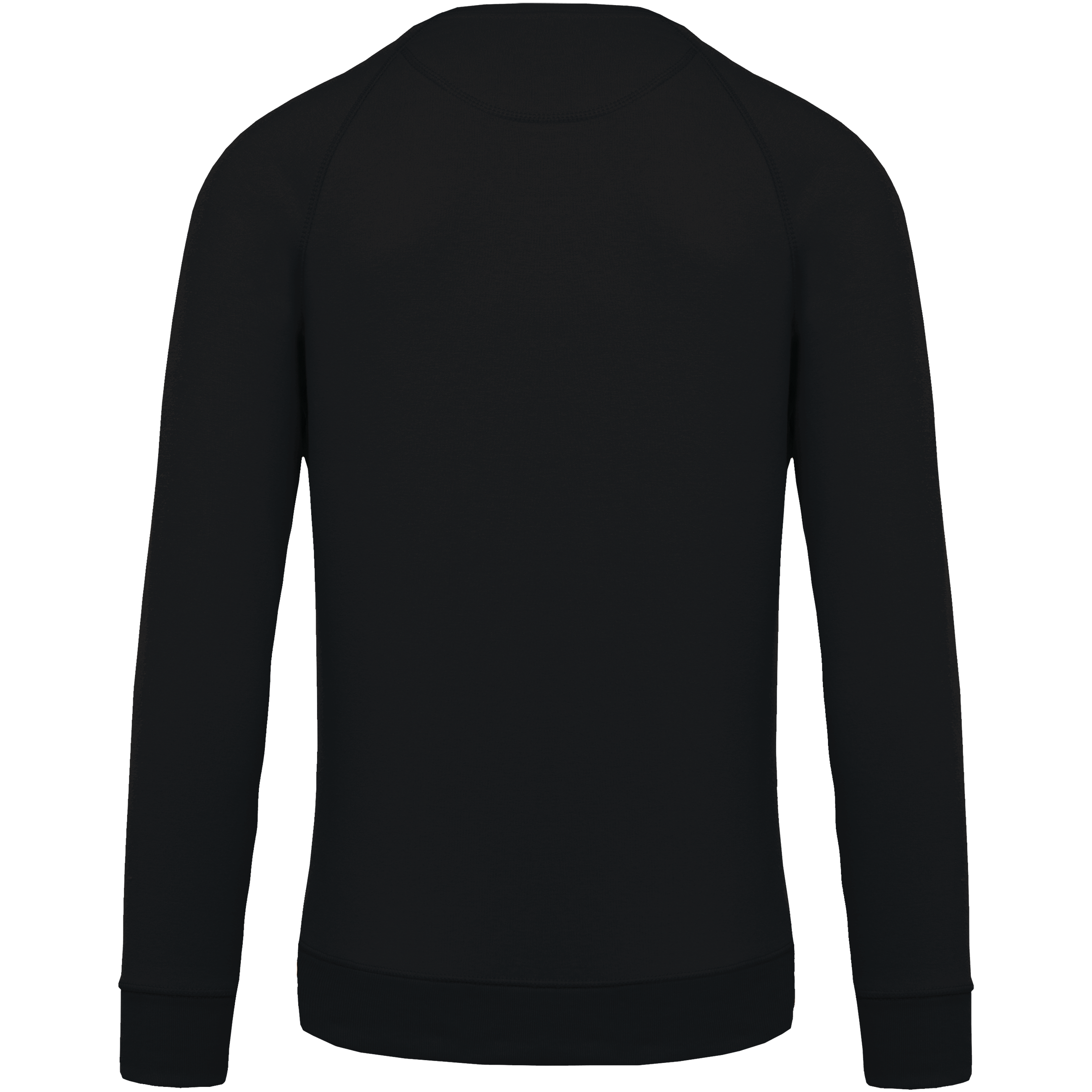 Sweatshirt bio de criança com mangas raglan - Black