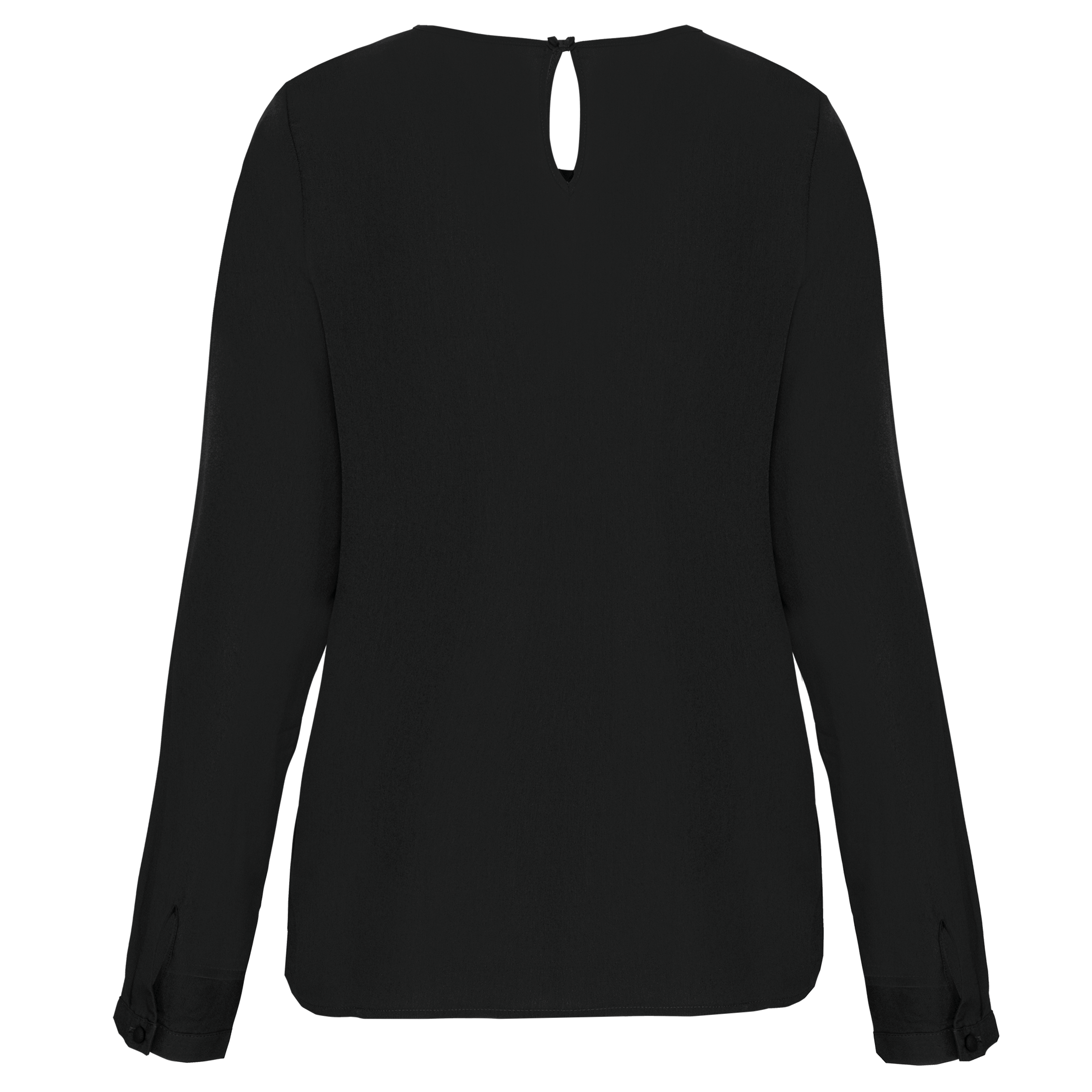 Blouse crêpe manches longues femme - Image 9