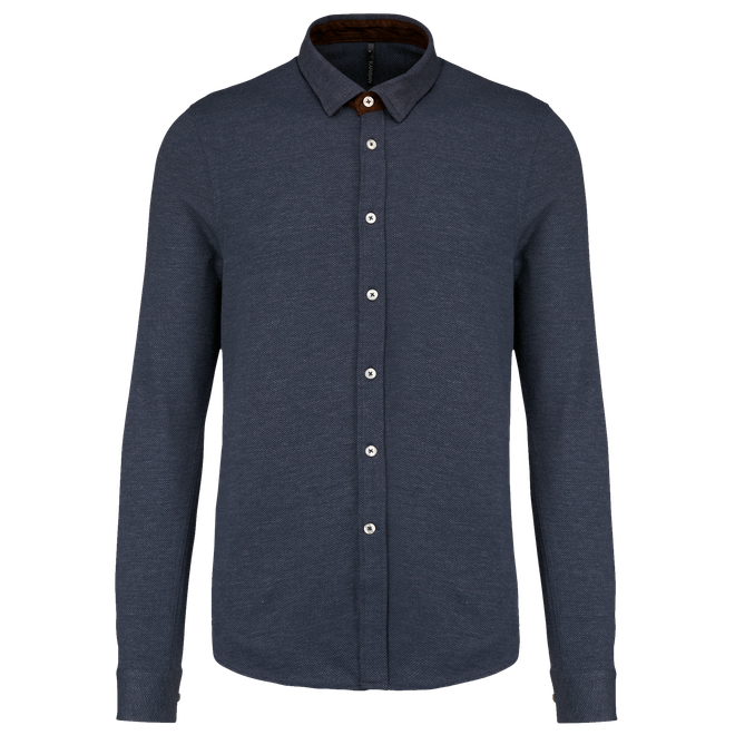 Jacquard overhemd  lange mouwen