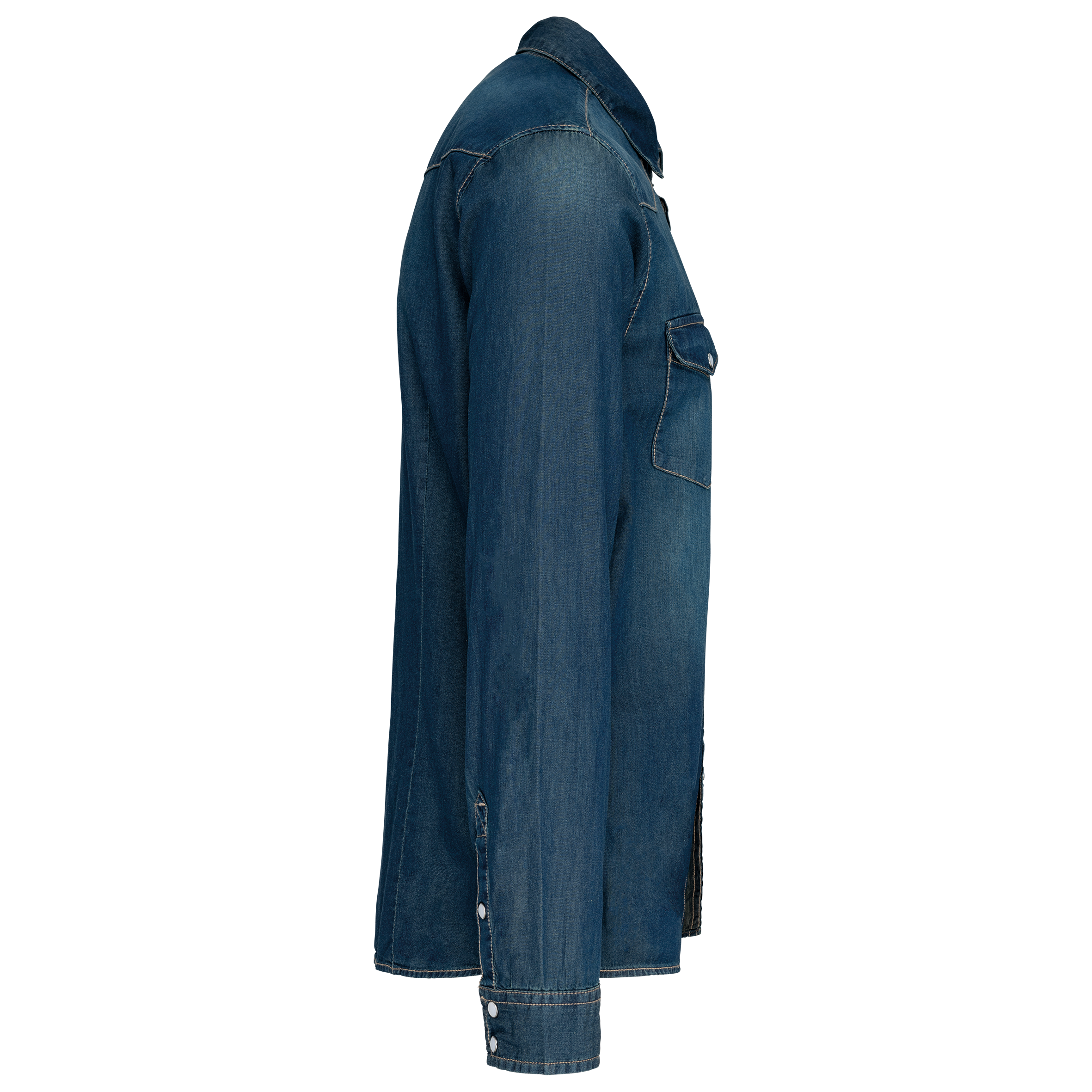 Chemise denim manches longues - Image 21