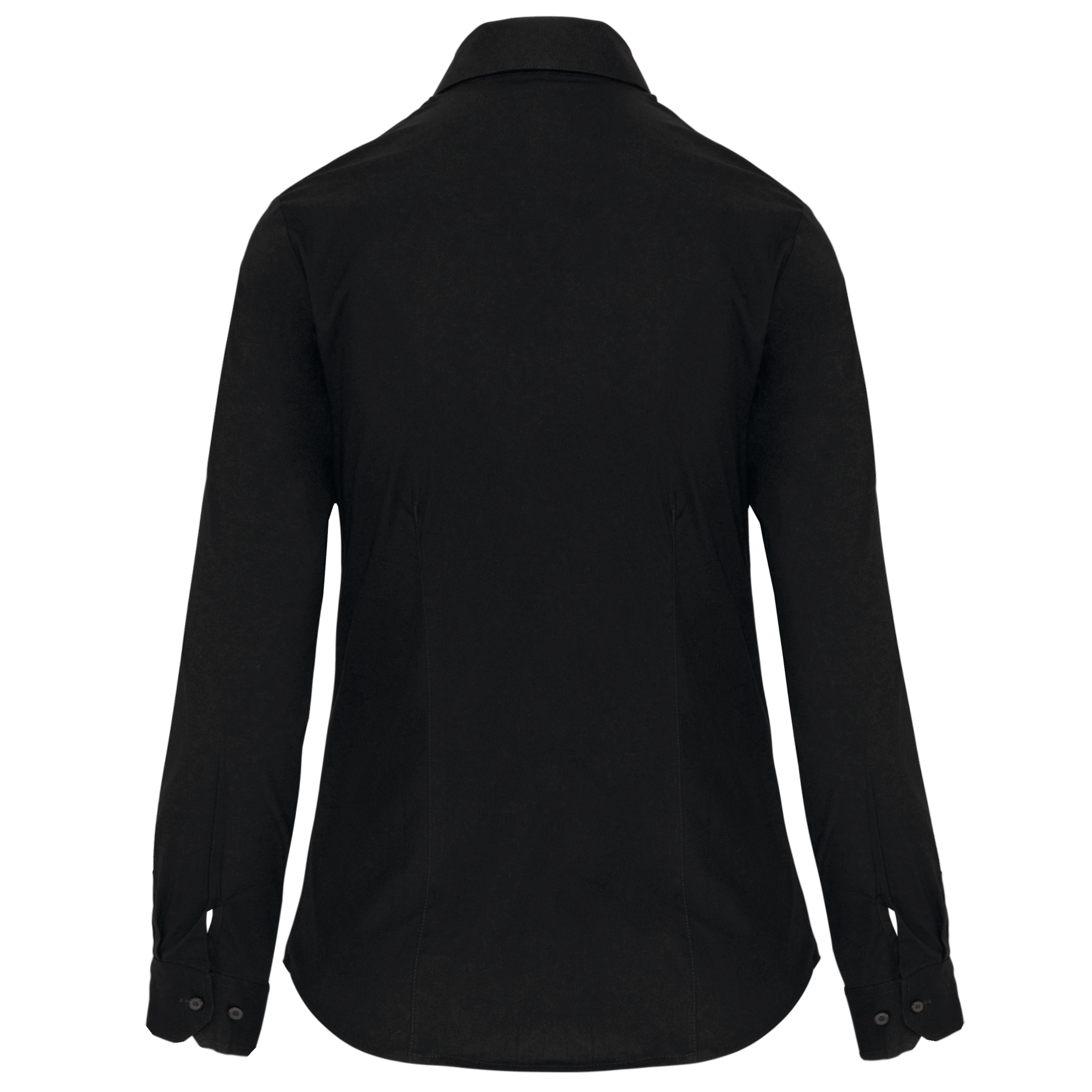 Chemise coton / élasthanne manches longues femme - Image 12