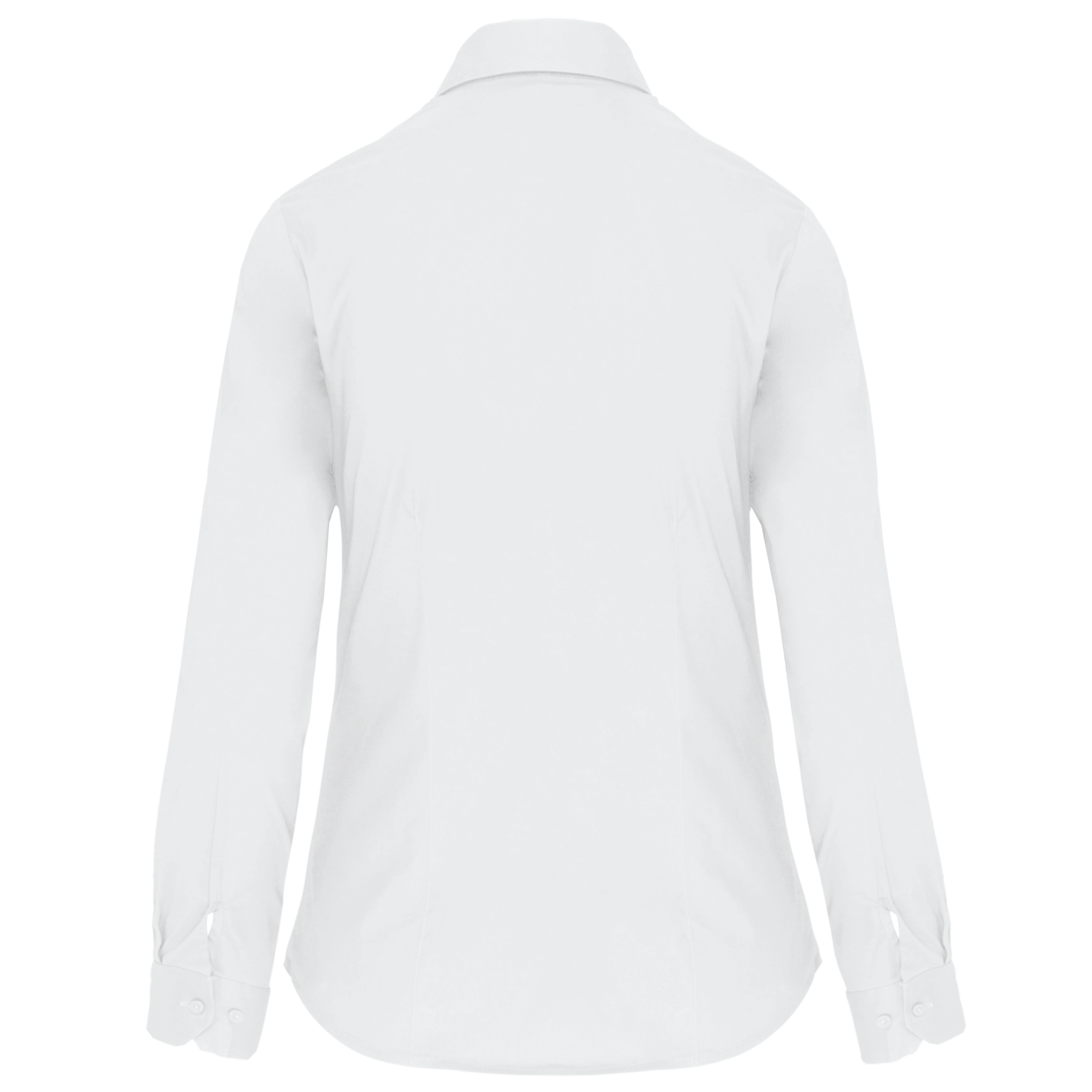 Chemise coton / élasthanne manches longues femme - Image 21