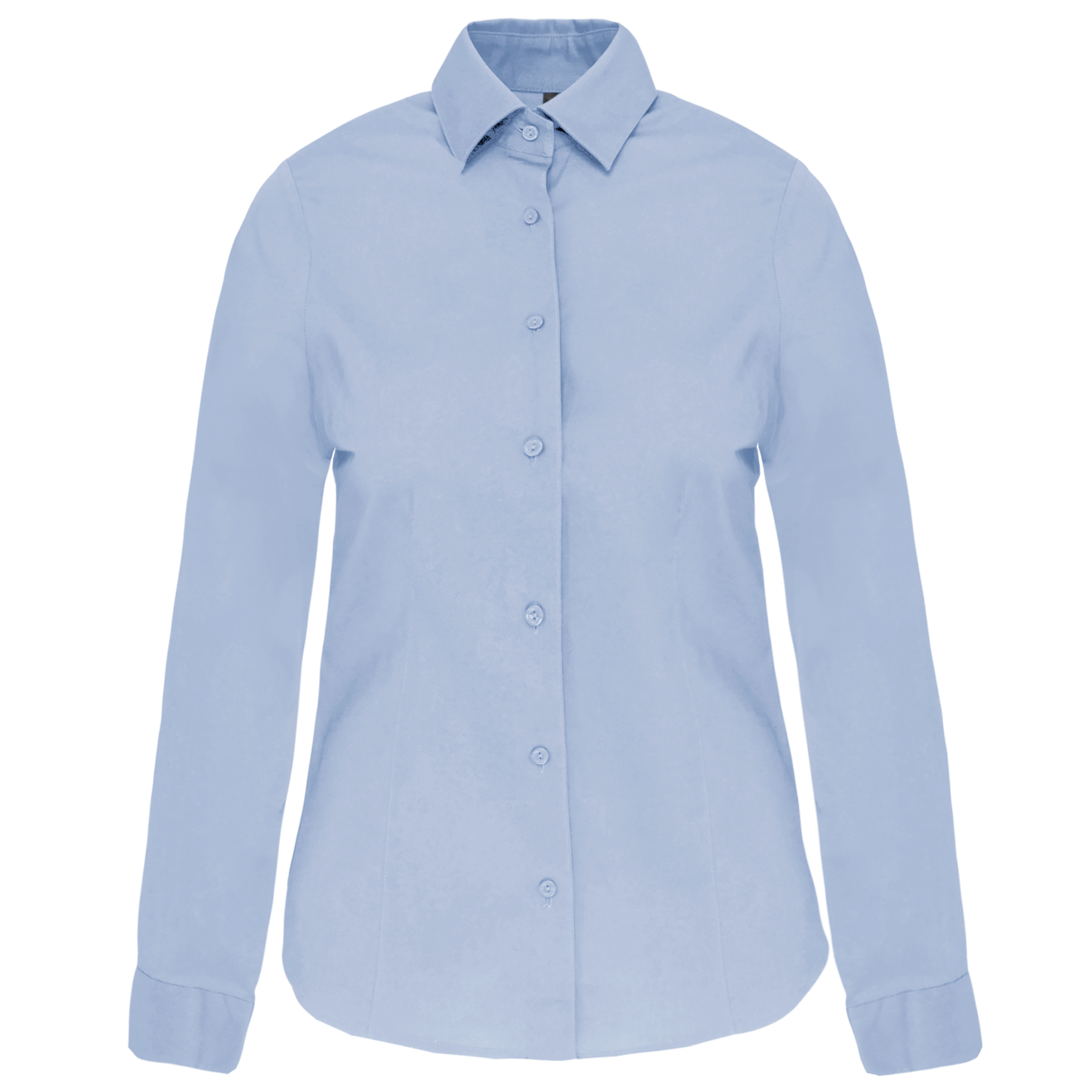 Chemise coton / élasthanne manches longues femme - Image 16