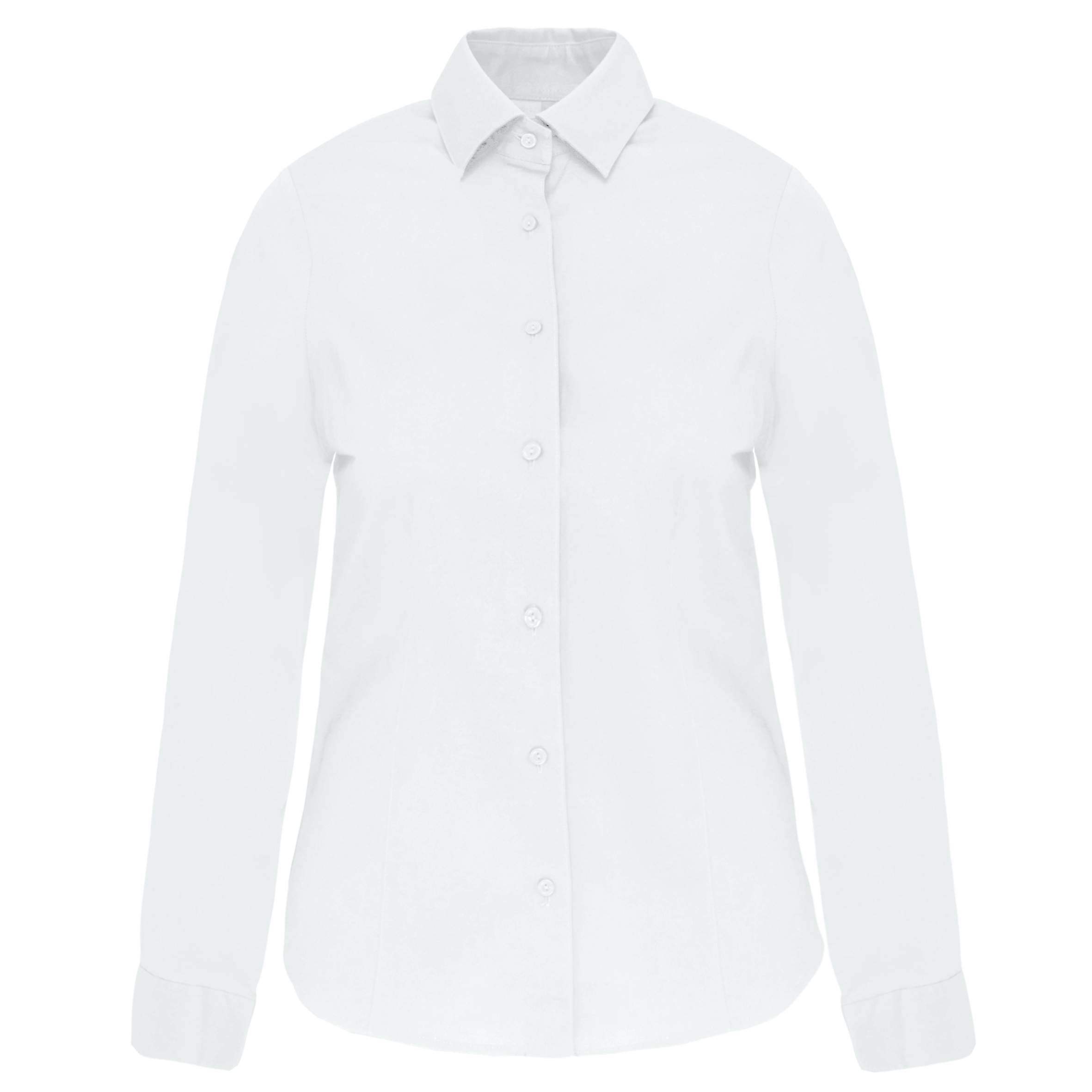 Chemise coton / élasthanne manches longues femme - Image 22