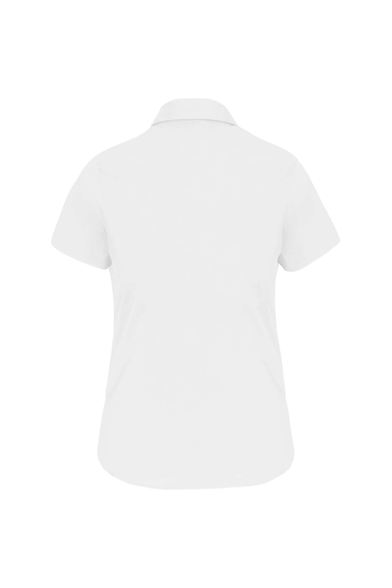 Chemise coton / élasthanne manches courtes femme - Image 21