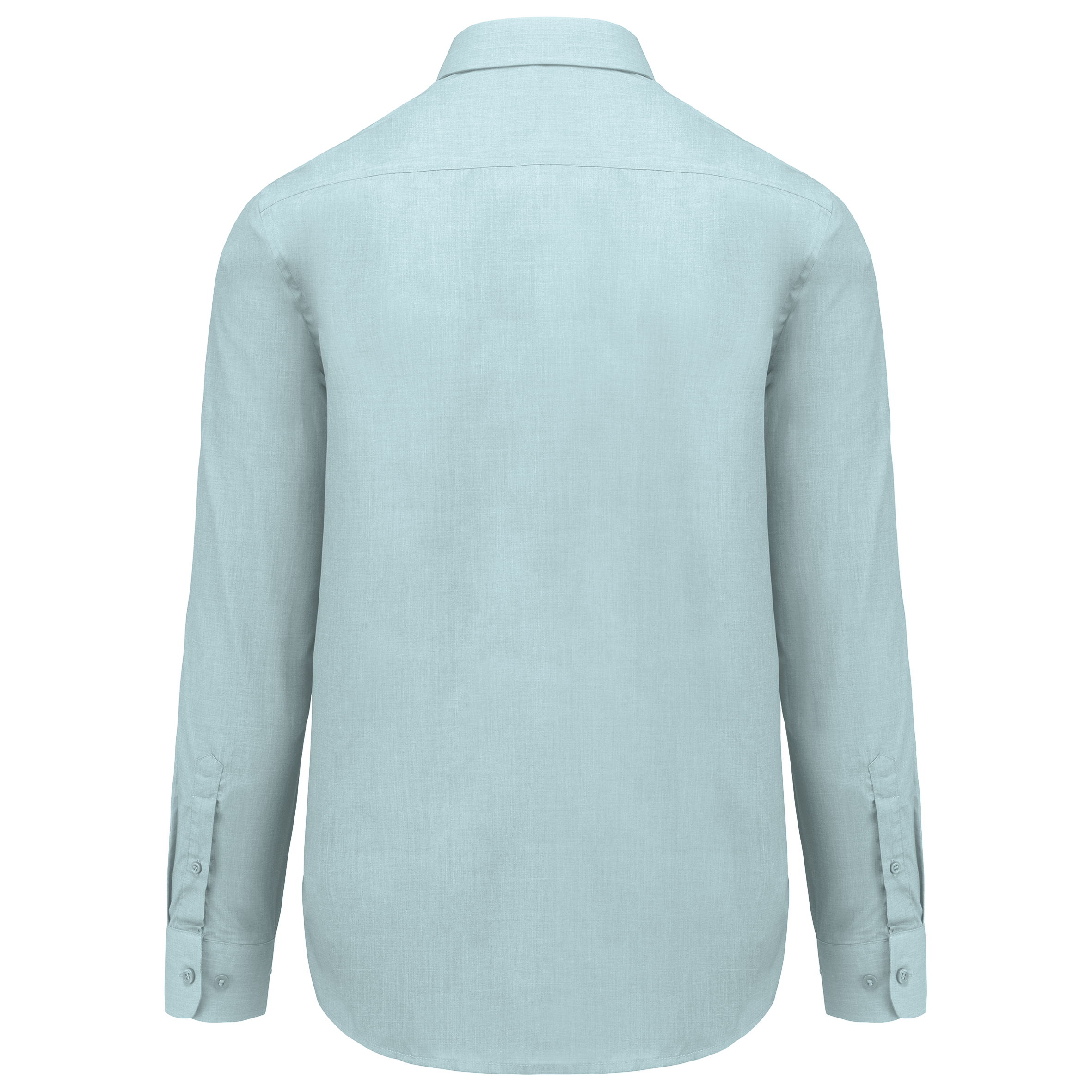 Camisa popeline poliéster / algodão de tratamento fácil - Ice Mint