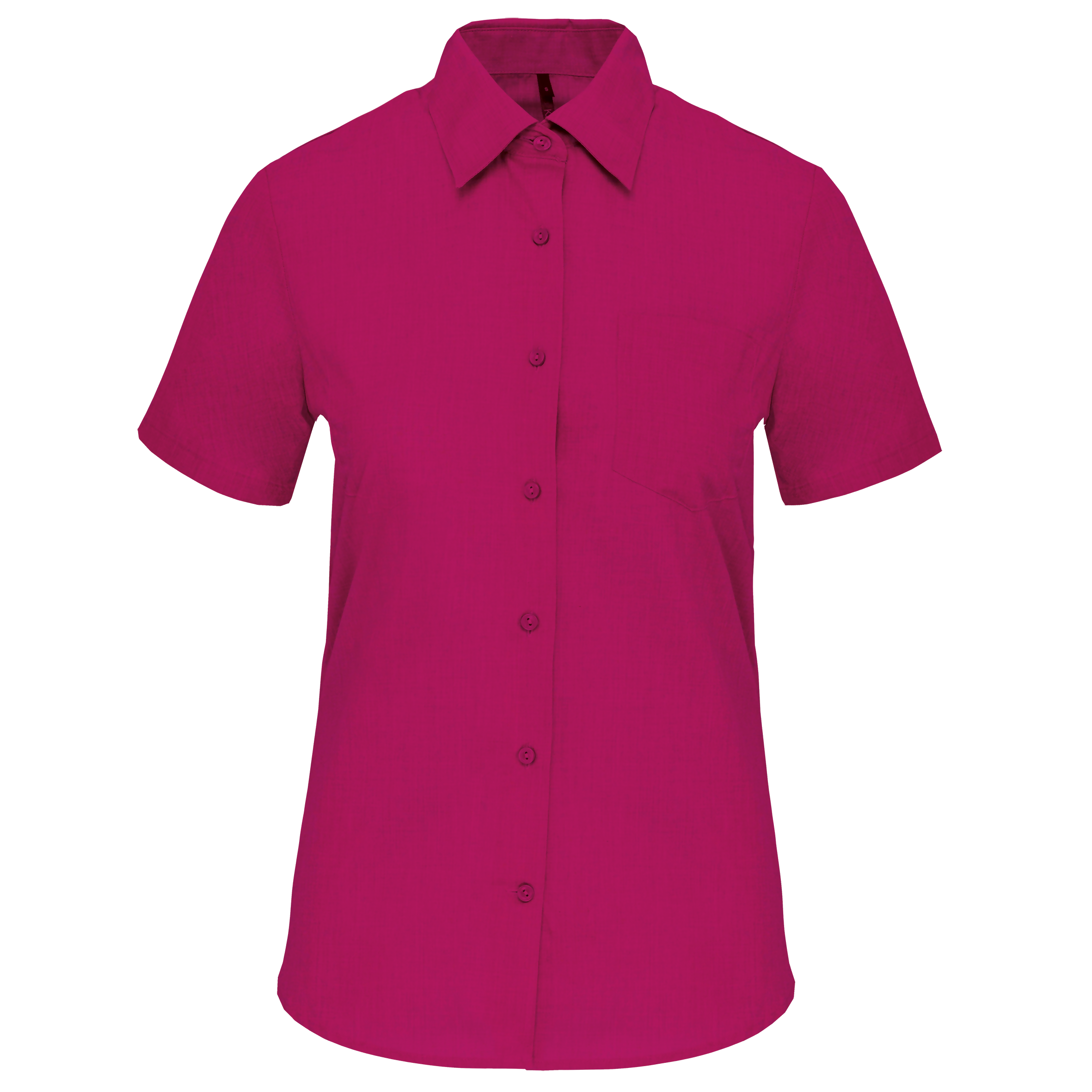 Chemise popeline polycoton manches courtes entretien facile femme - Image 46
