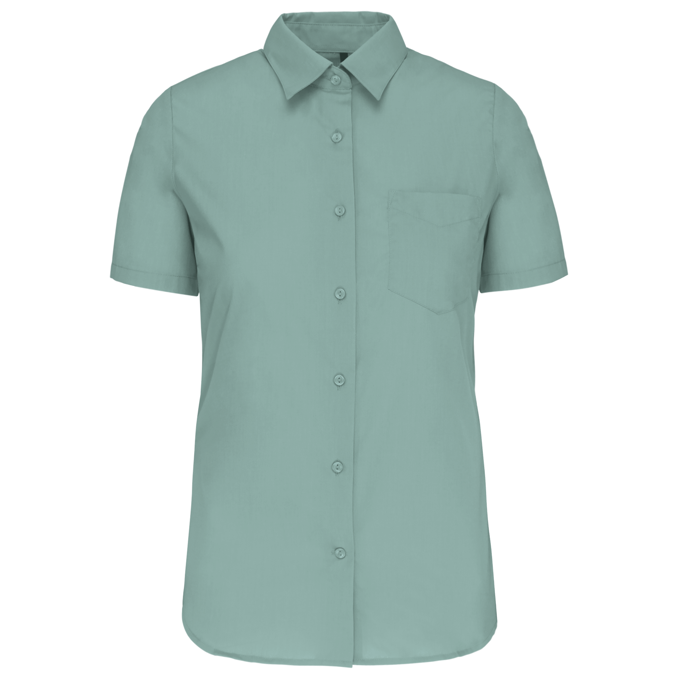 Chemise popeline polycoton manches courtes entretien facile femme - Image 73