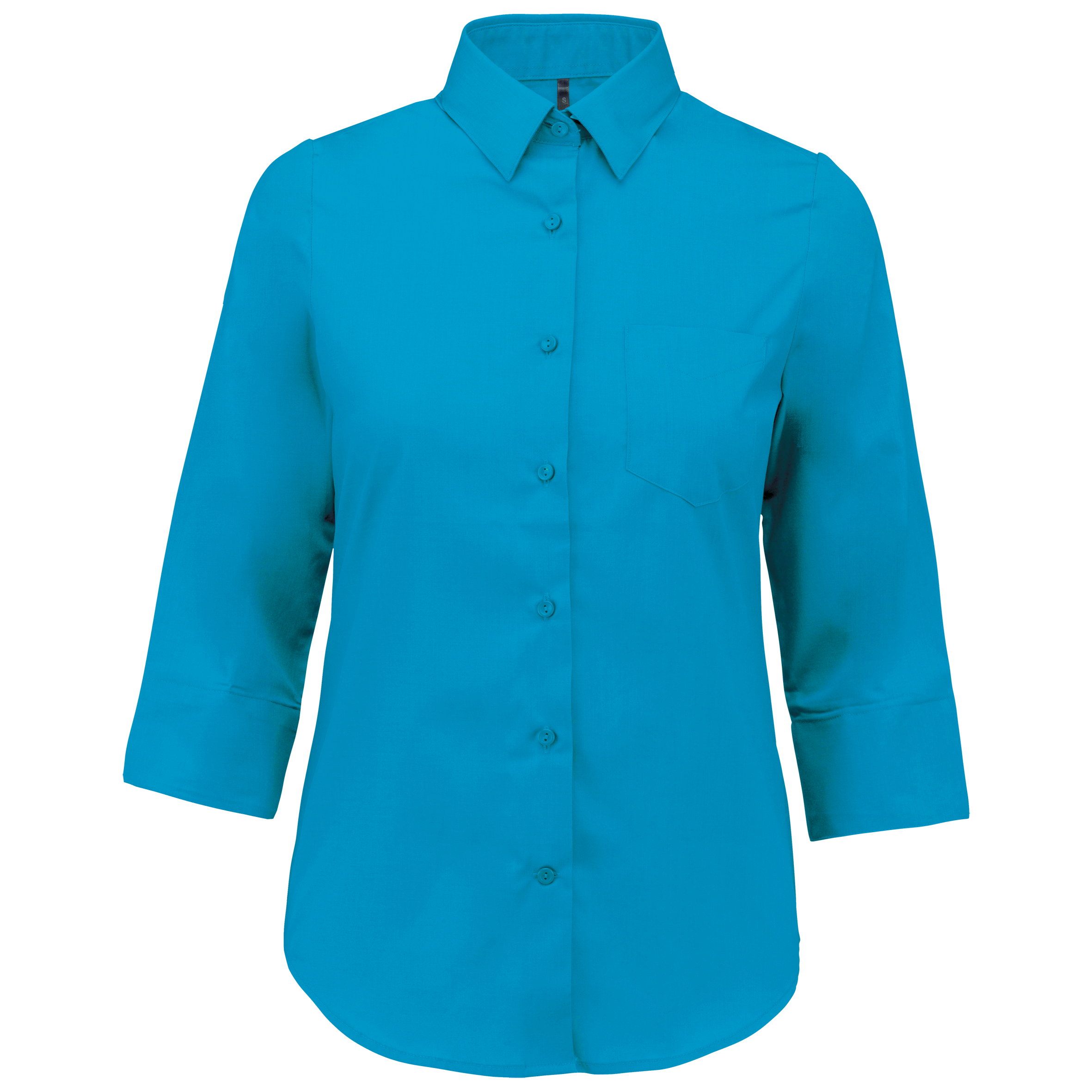 Chemise popeline polycoton manches 3/4 entretien facile femme - Image 19