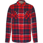 K579 - Red / Navy checked