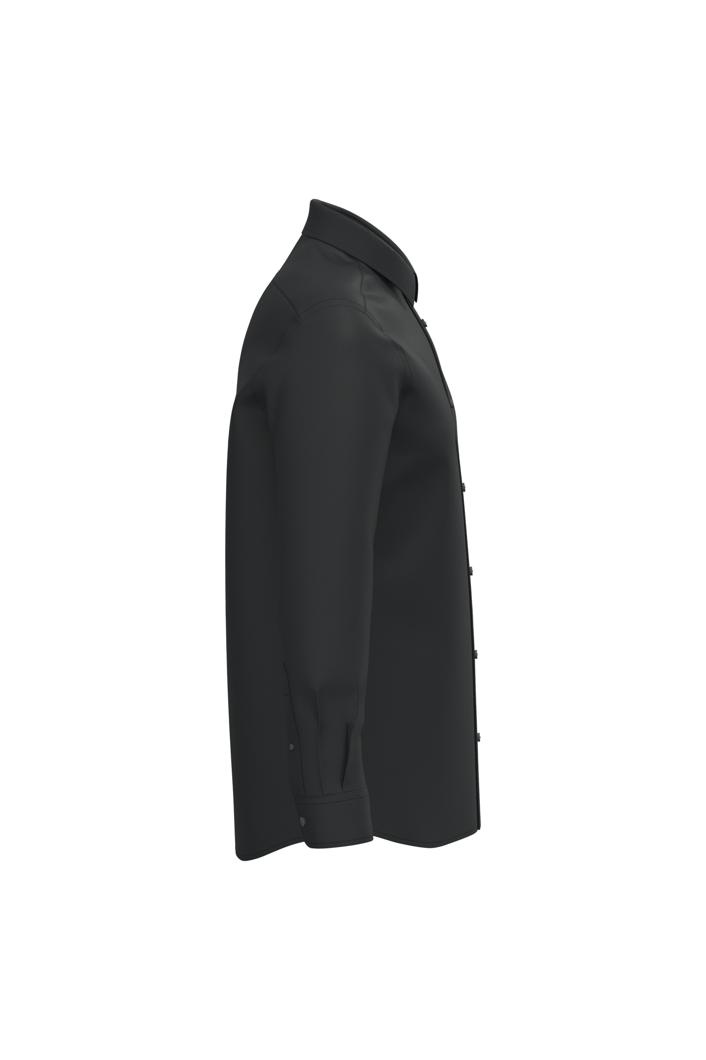 Chemise popeline polycoton sans poche entretien facile homme - Image 28