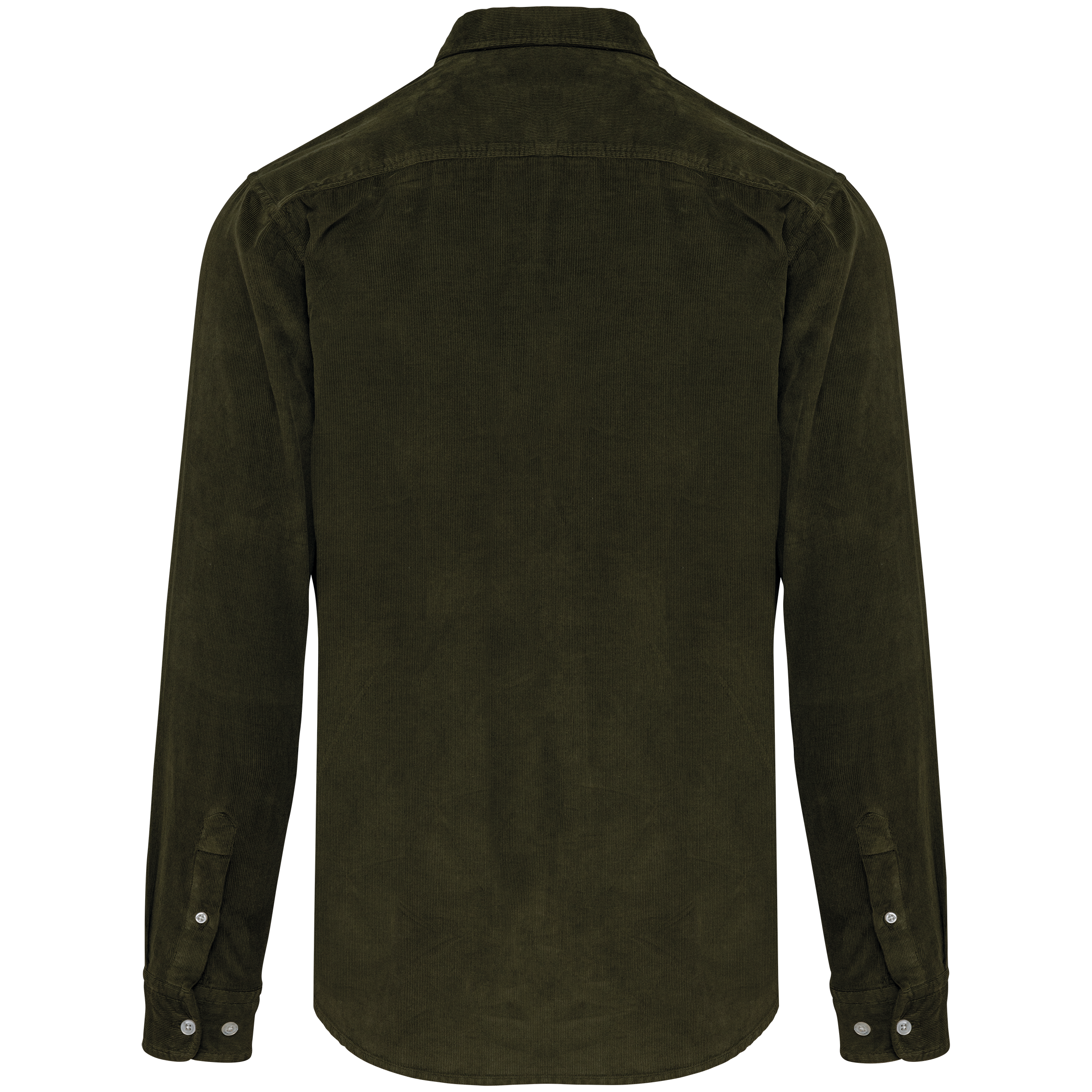 Chemise manches longues en velours homme - Image 17