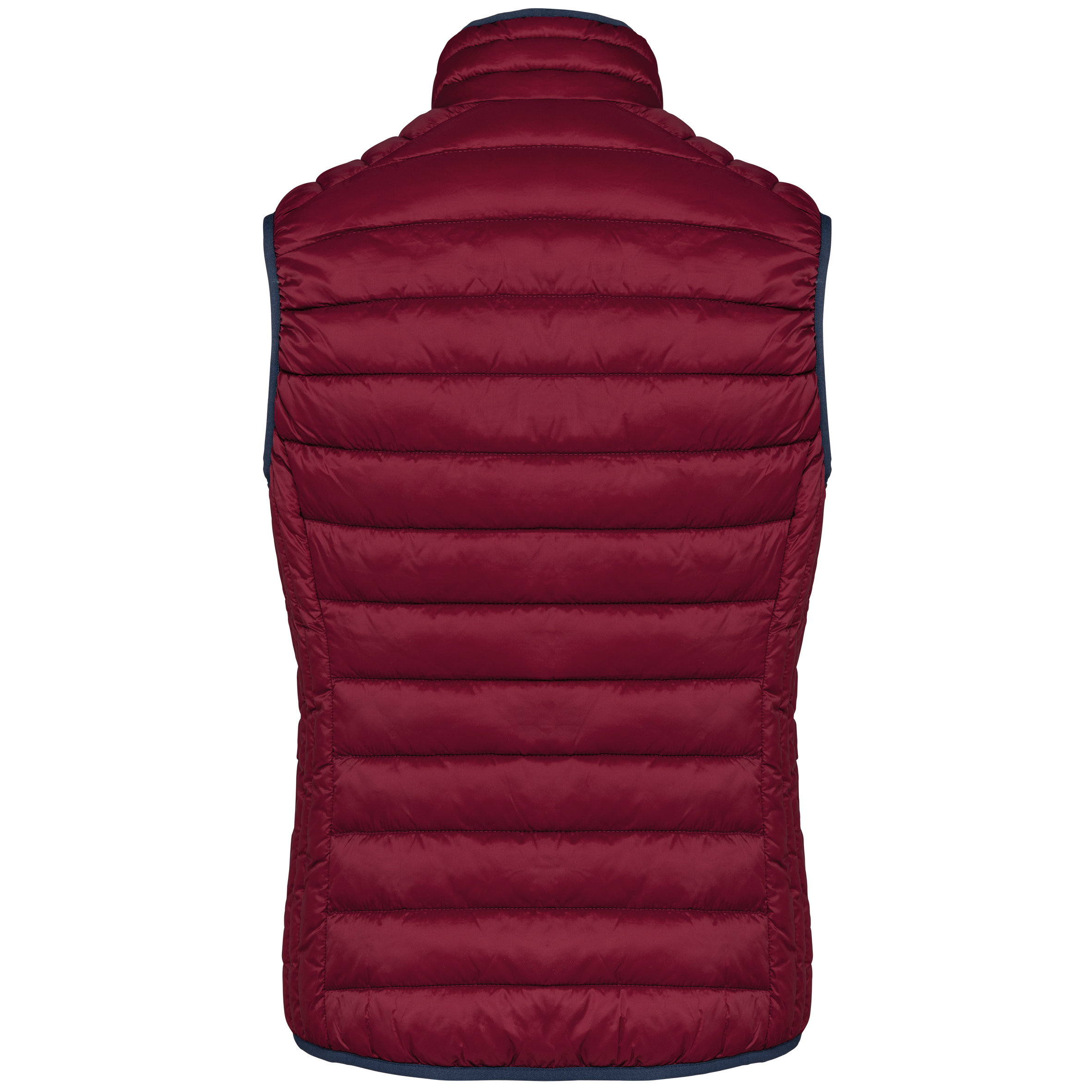 Colete de senhora acolchoado leve - Wine