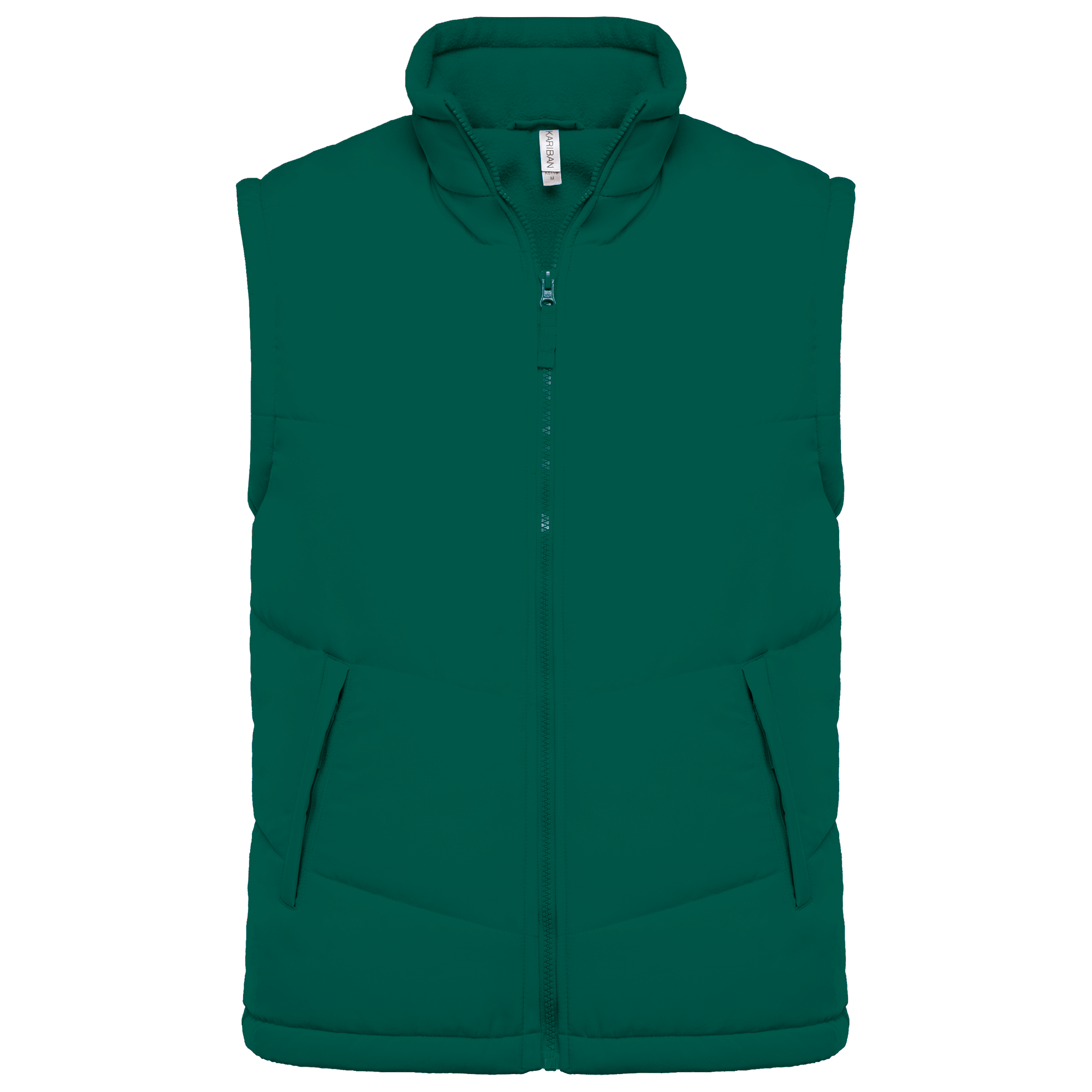 Chaleco acolchado con forro de polar