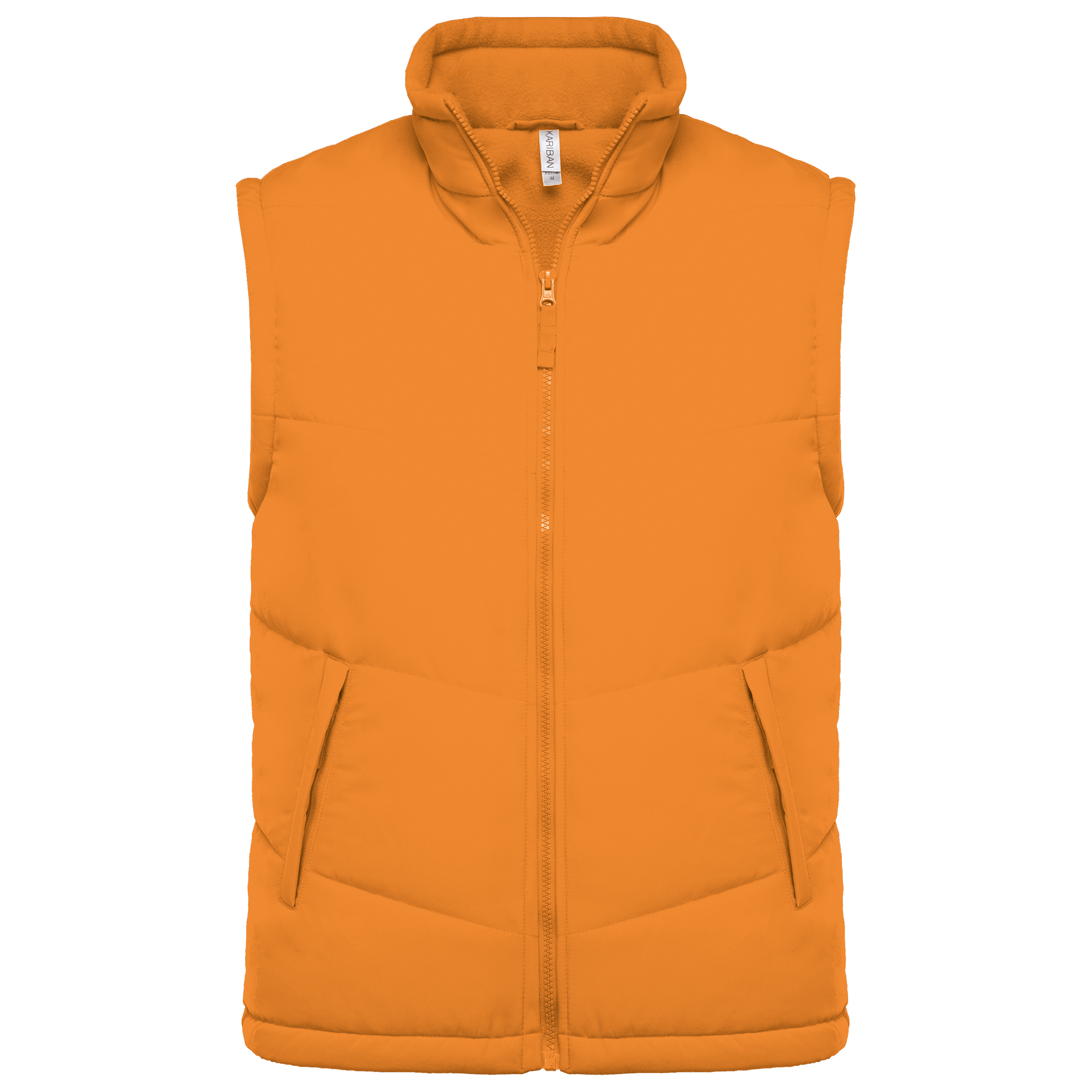 Chaleco acolchado con forro de polar