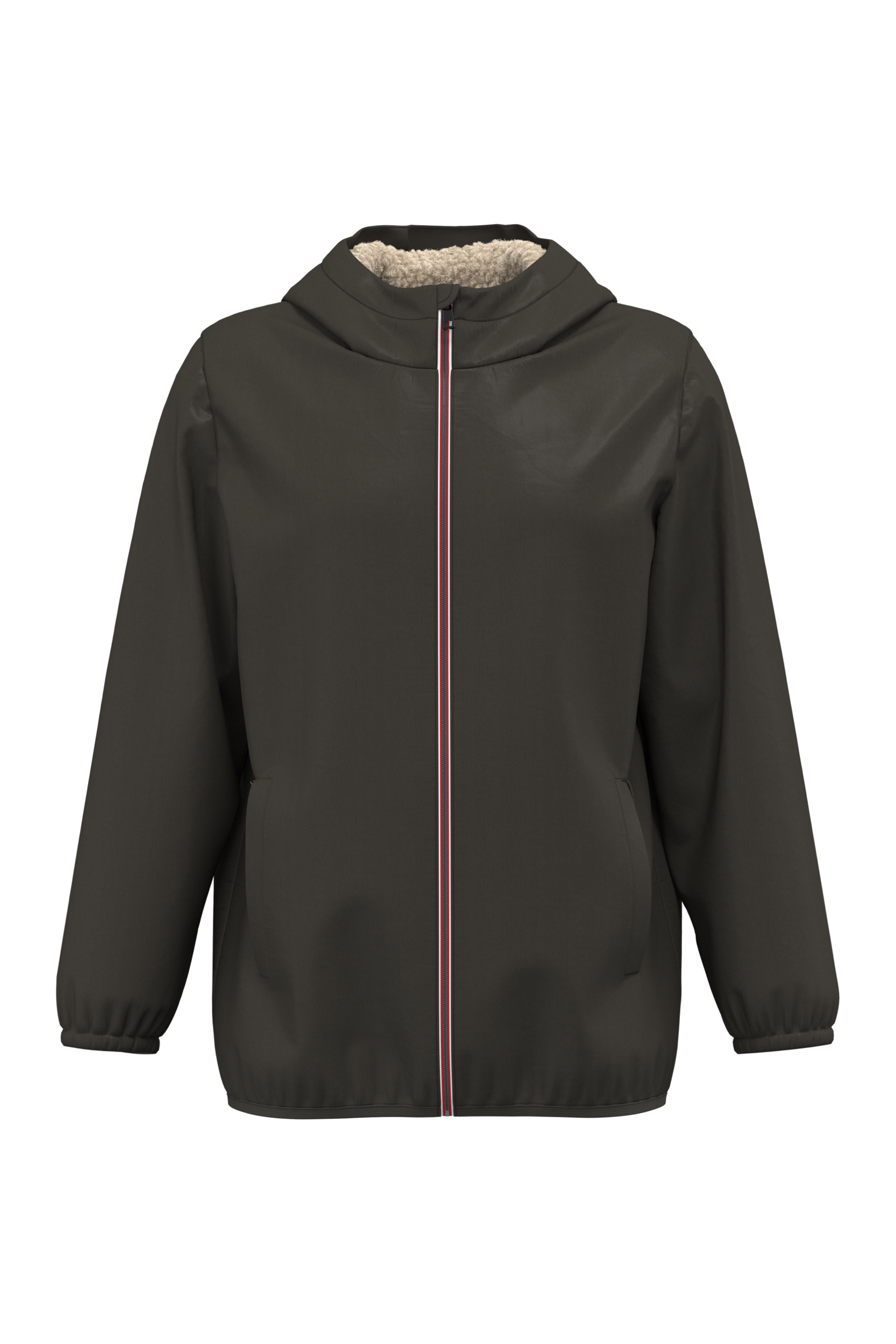 Chaqueta con forro de sherpa unisex