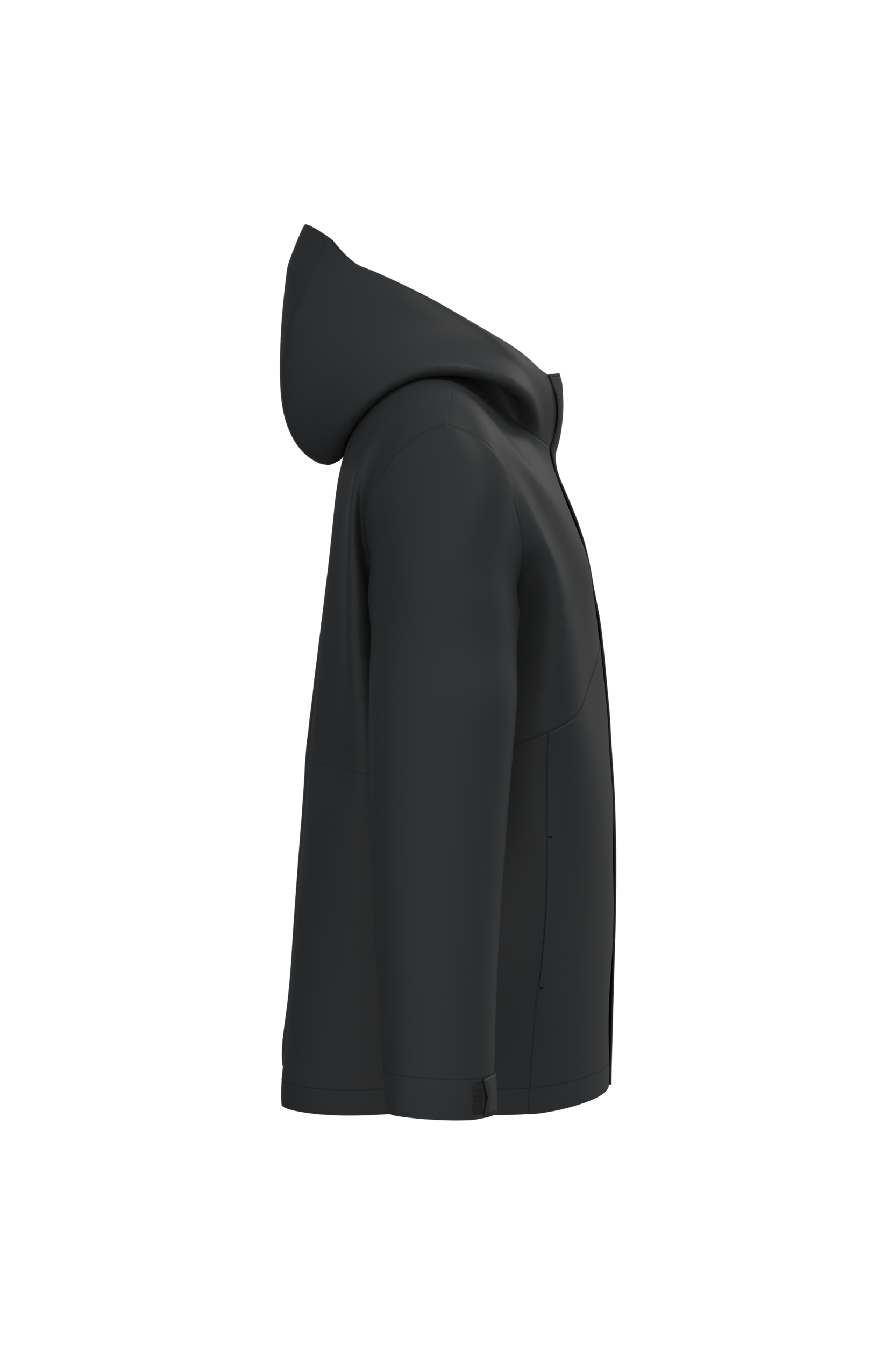 Parka 3-en-1 imperméable à capuche bicolore unisexe - Image 25