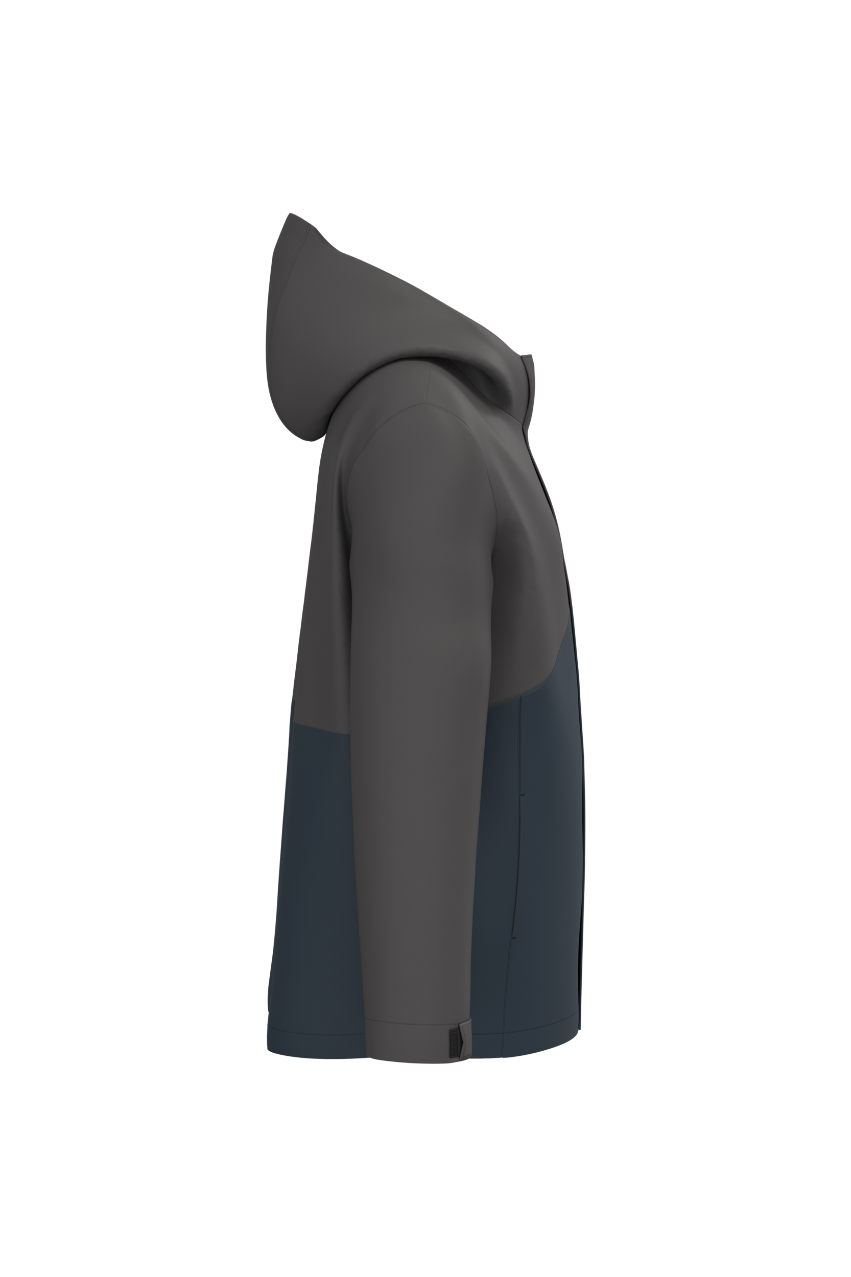 Parka 3-en-1 imperméable à capuche bicolore unisexe - Image 31