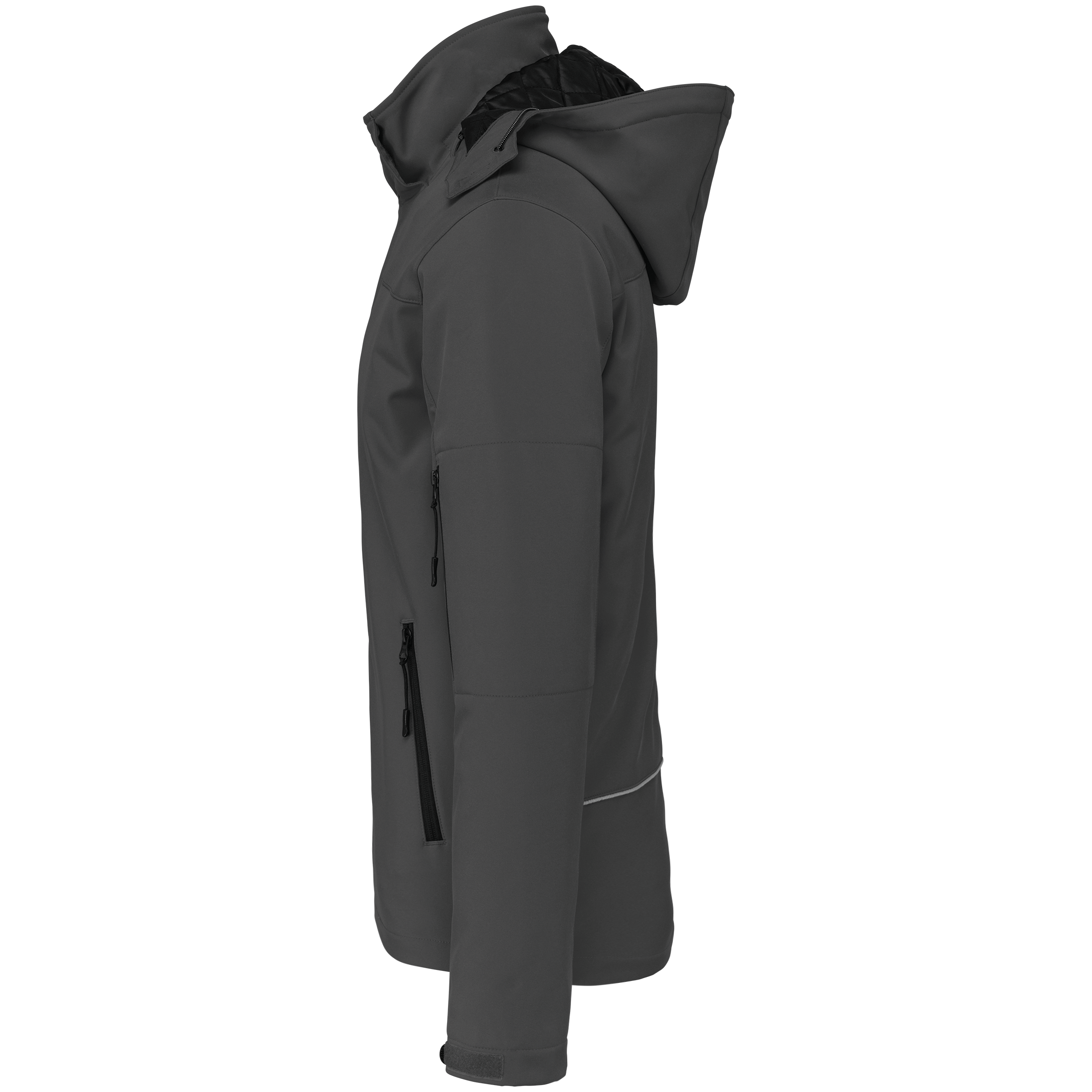 Parka softshell doublée capuche homme