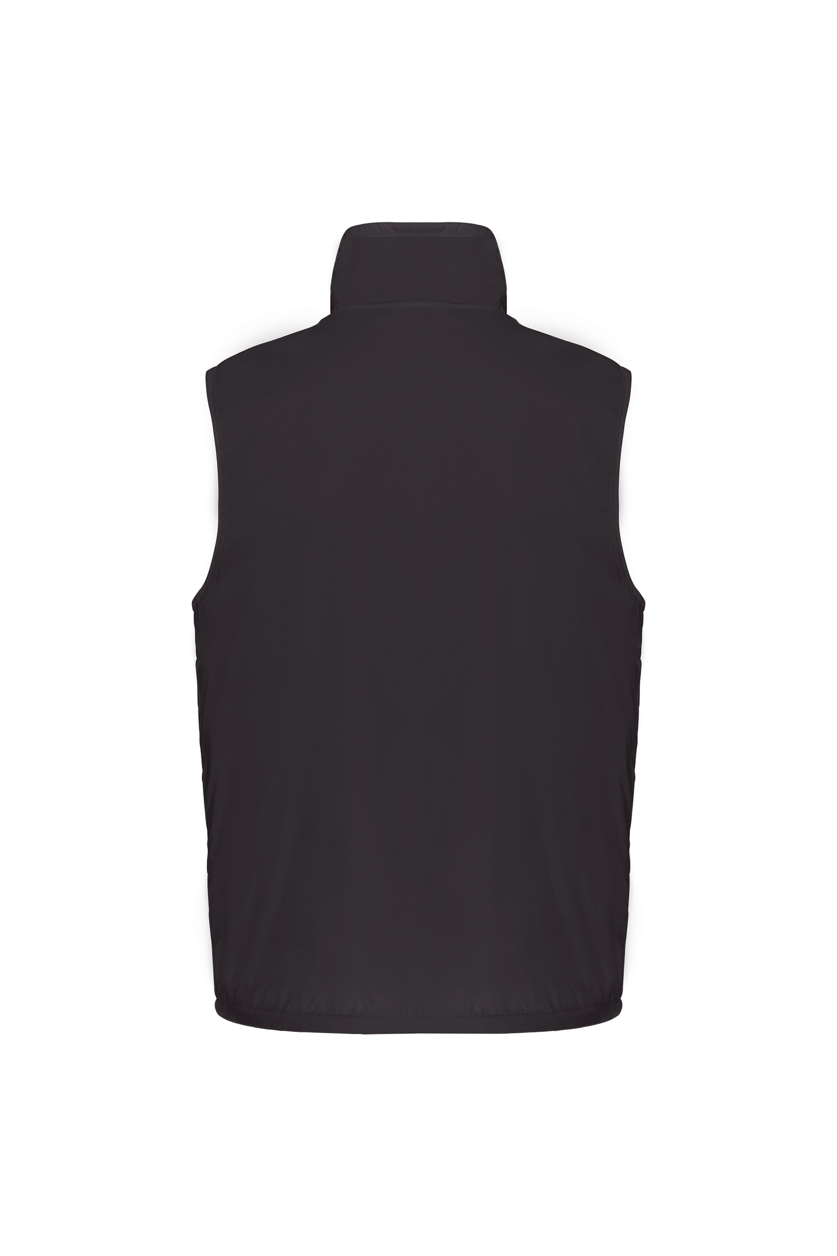 Colete forrado a polar unissexo - Dark Grey / Black