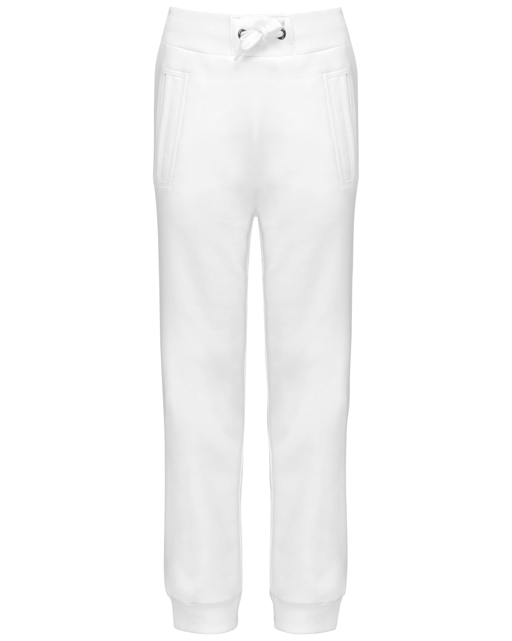 Calças de criança — Branco Frente