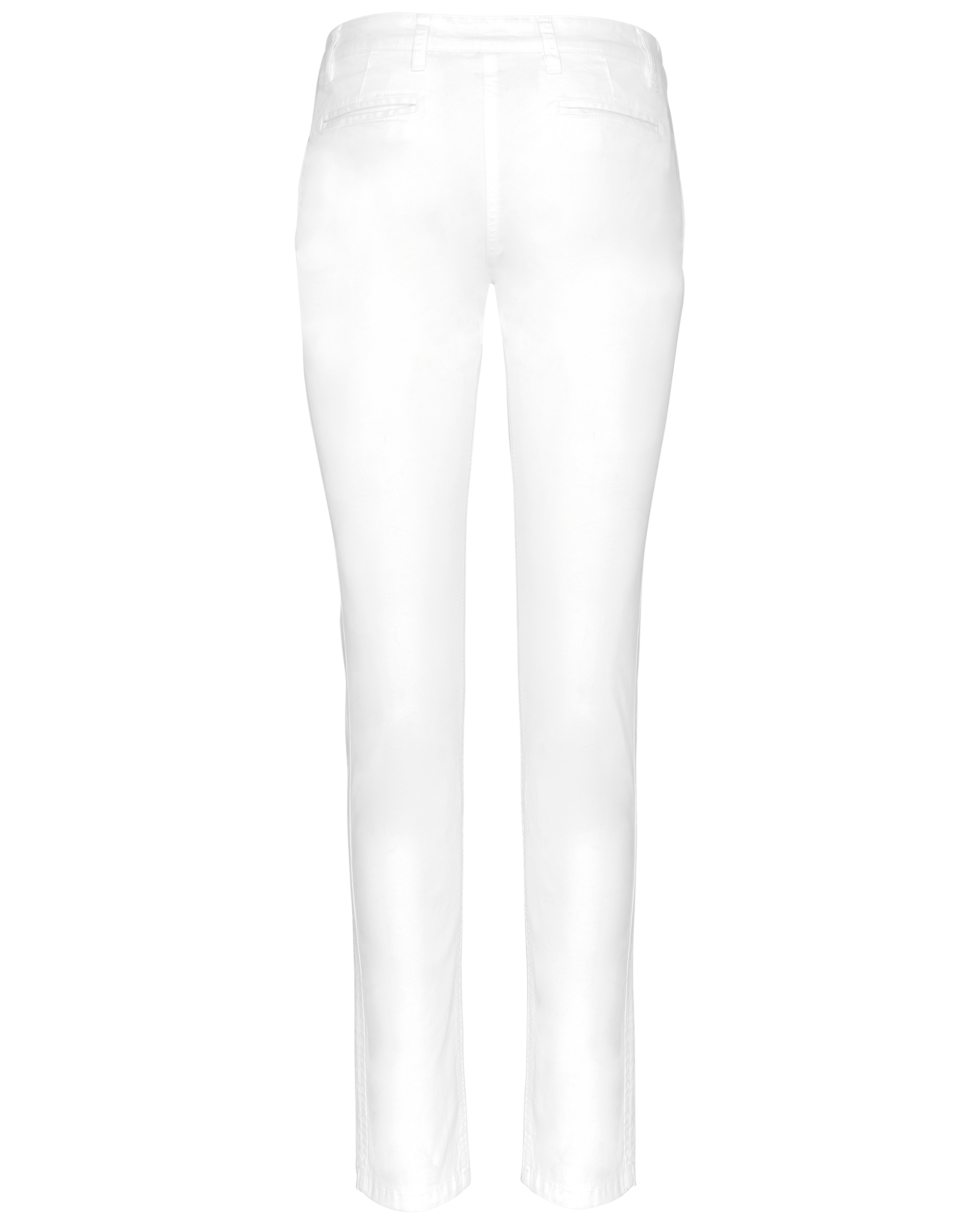 Calças chino de senhora - White