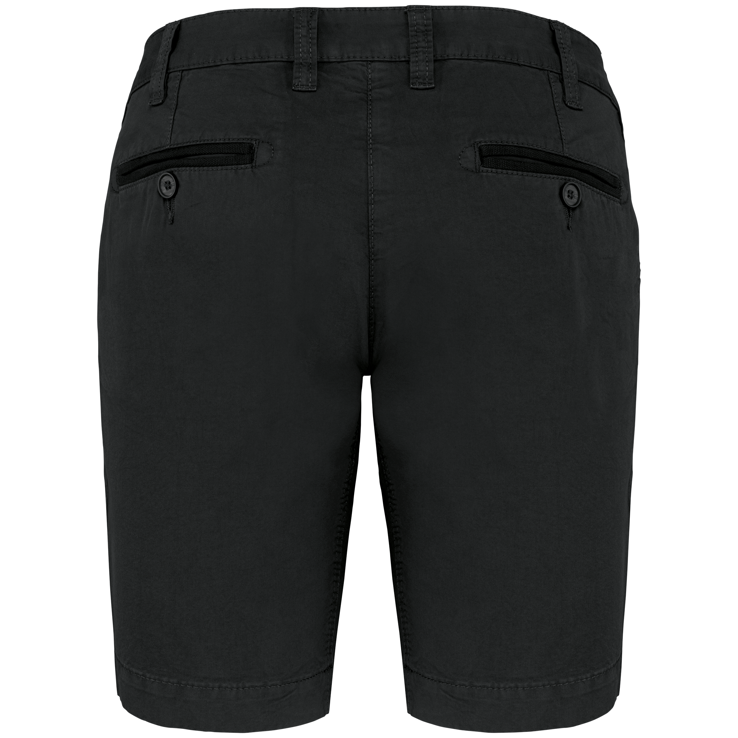 Bermuda pré-lavada de senhora - Washed Charcoal
