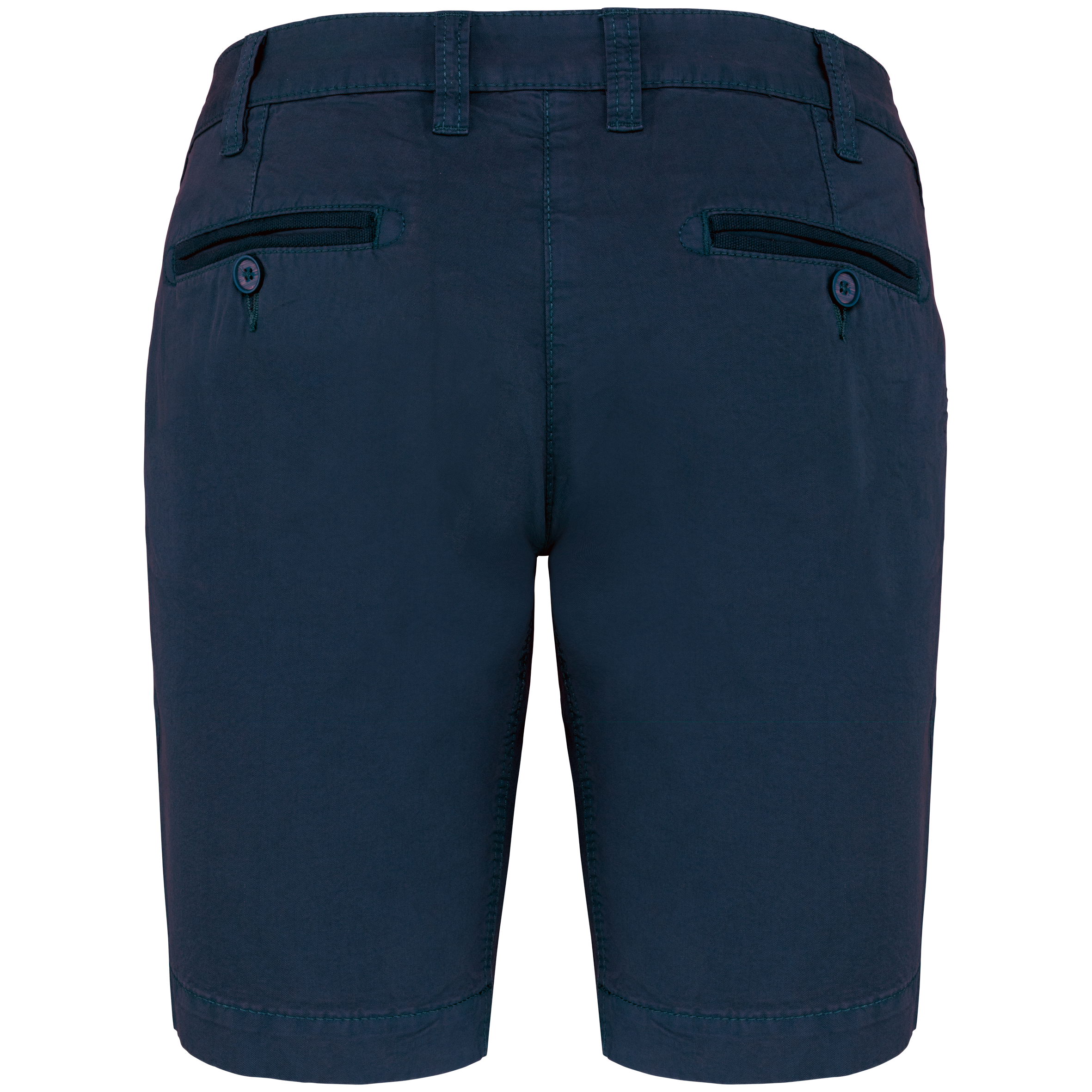 Bermuda pré-lavada de senhora - Washed Navy