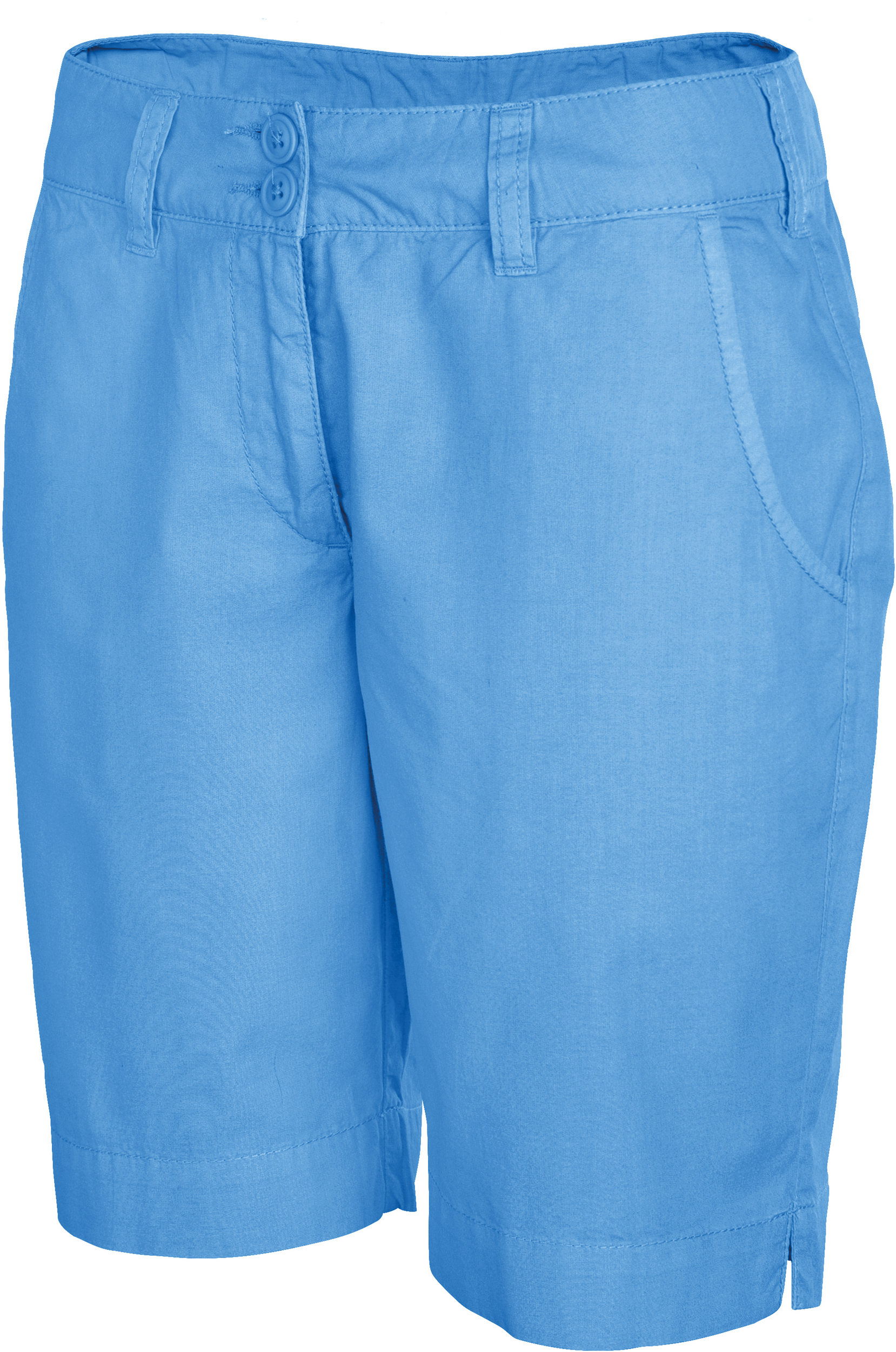 Bermuda de senhora - Washed Blue