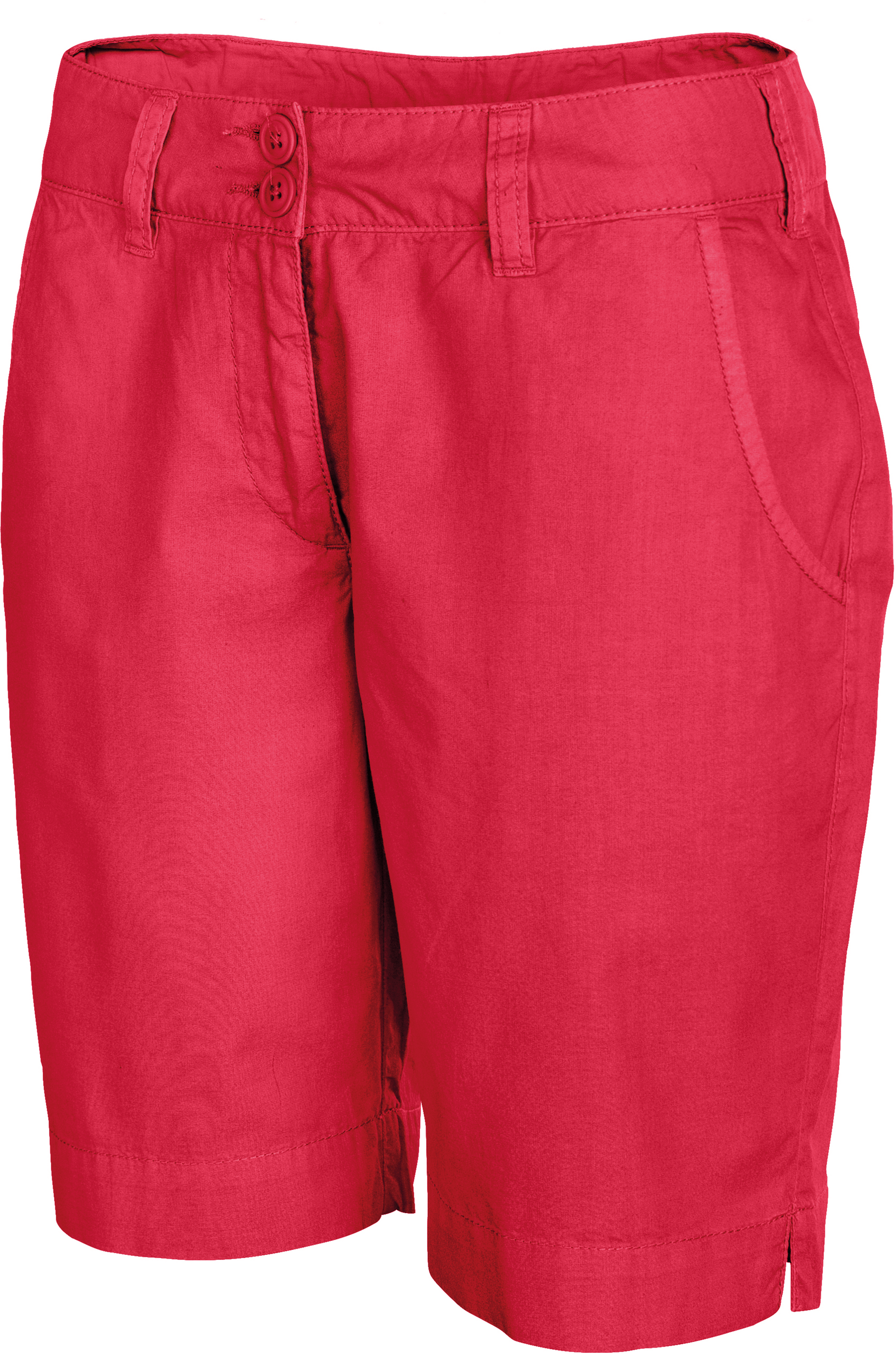 Bermuda de senhora - Washed Red