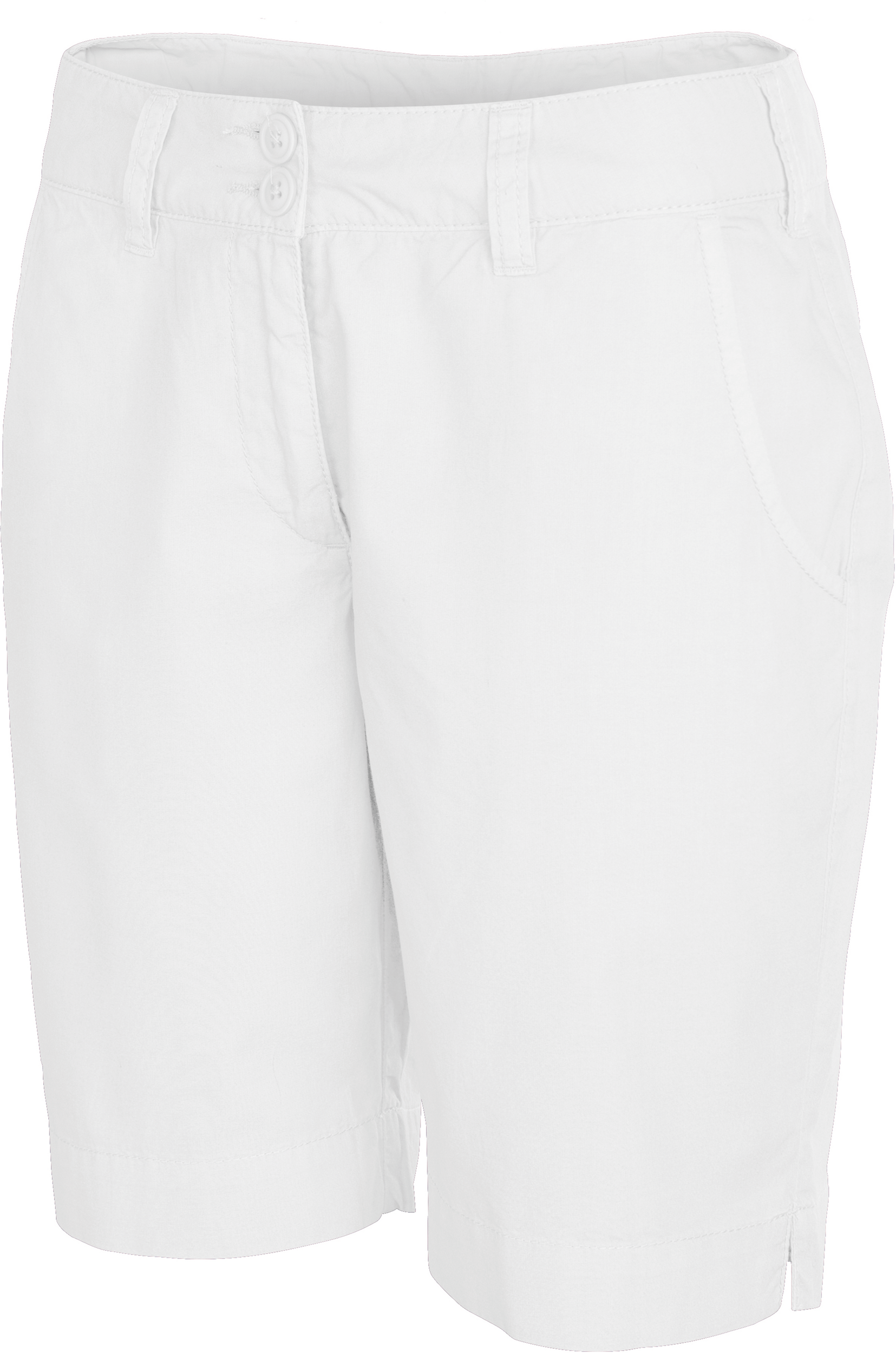 Bermuda de senhora - Washed white