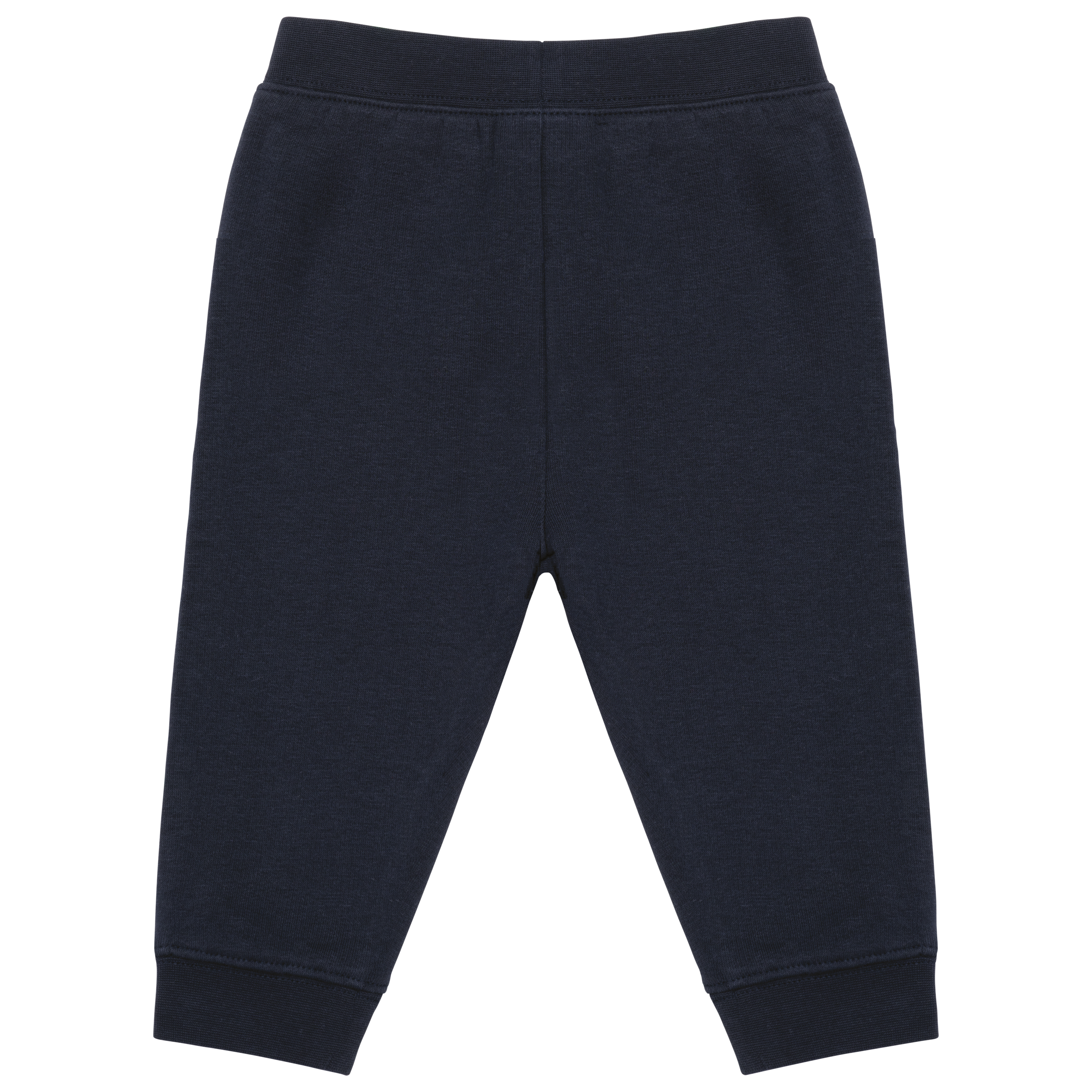 Calças cardadas eco-responsáveis de bebé - Navy