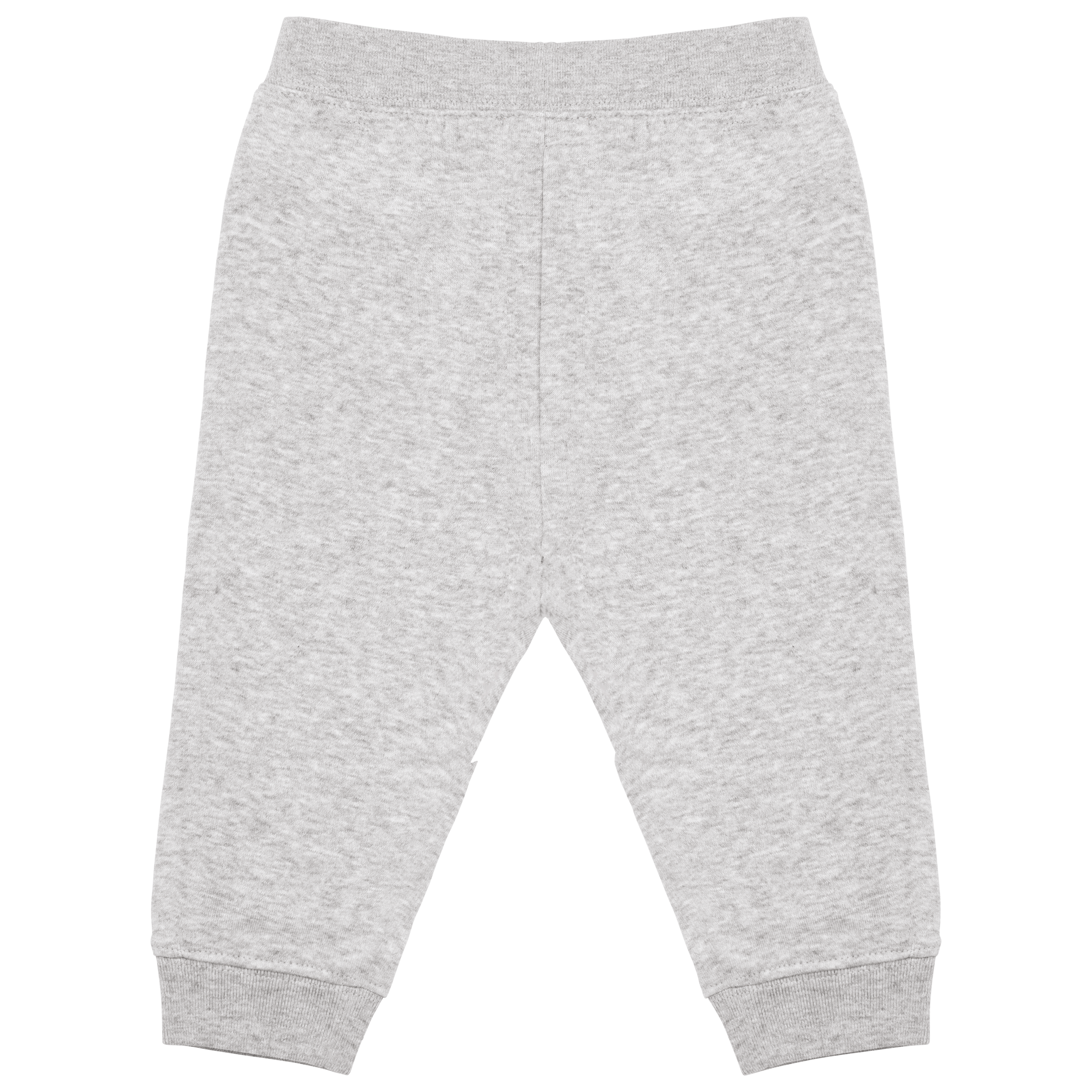 Calças cardadas eco-responsáveis de bebé - Oxford Grey