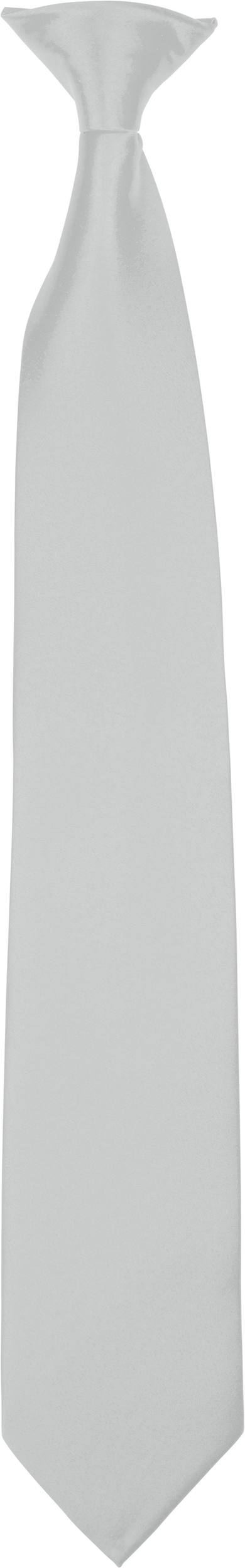 Gravata com grampo - Silver