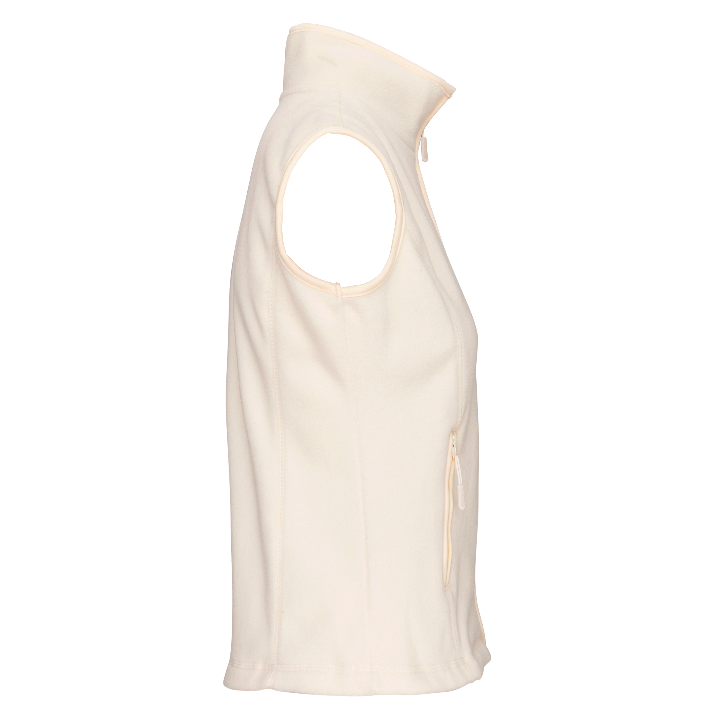 Colete micropolar de senhora - Natural