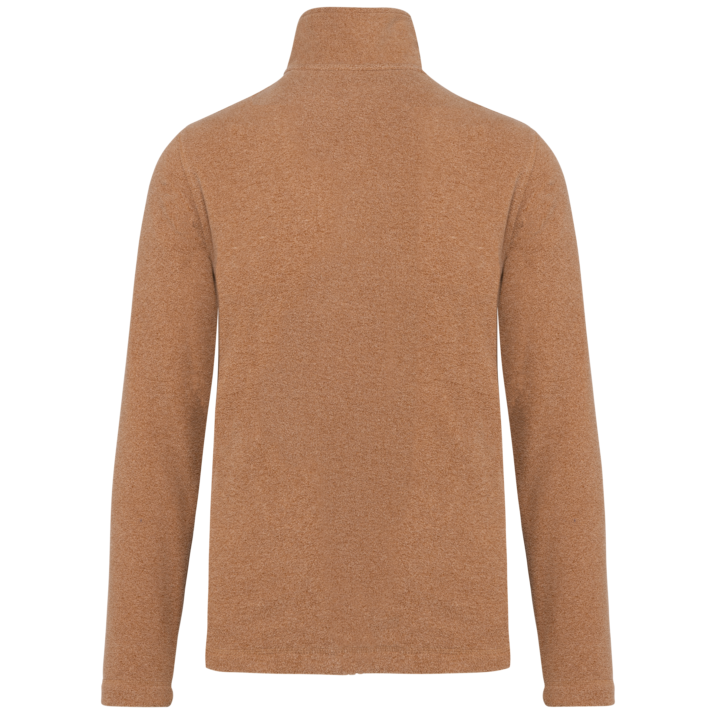 Casaco micropolar de homem - Camel Heather