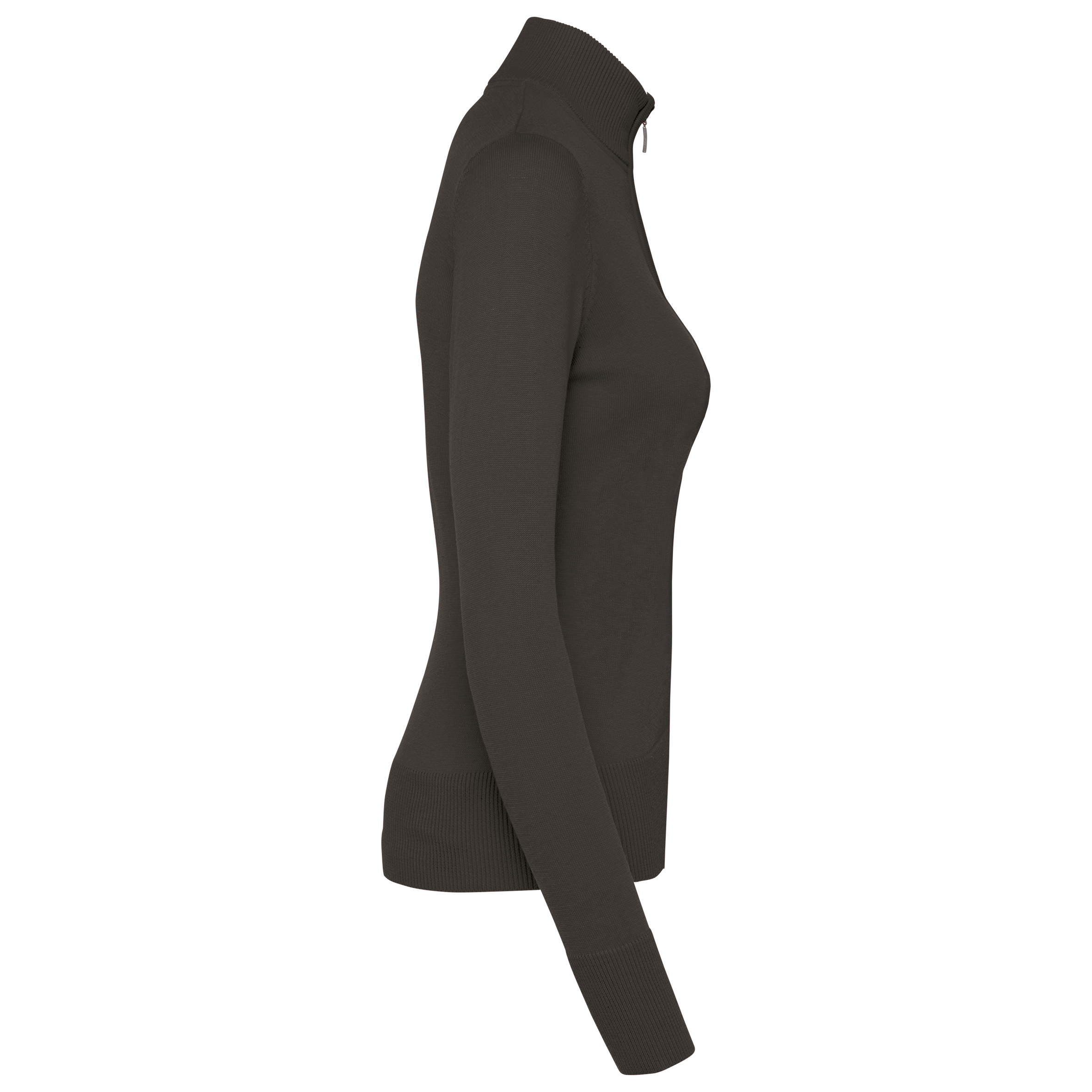 Chaqueta de punto con cremallera mujer