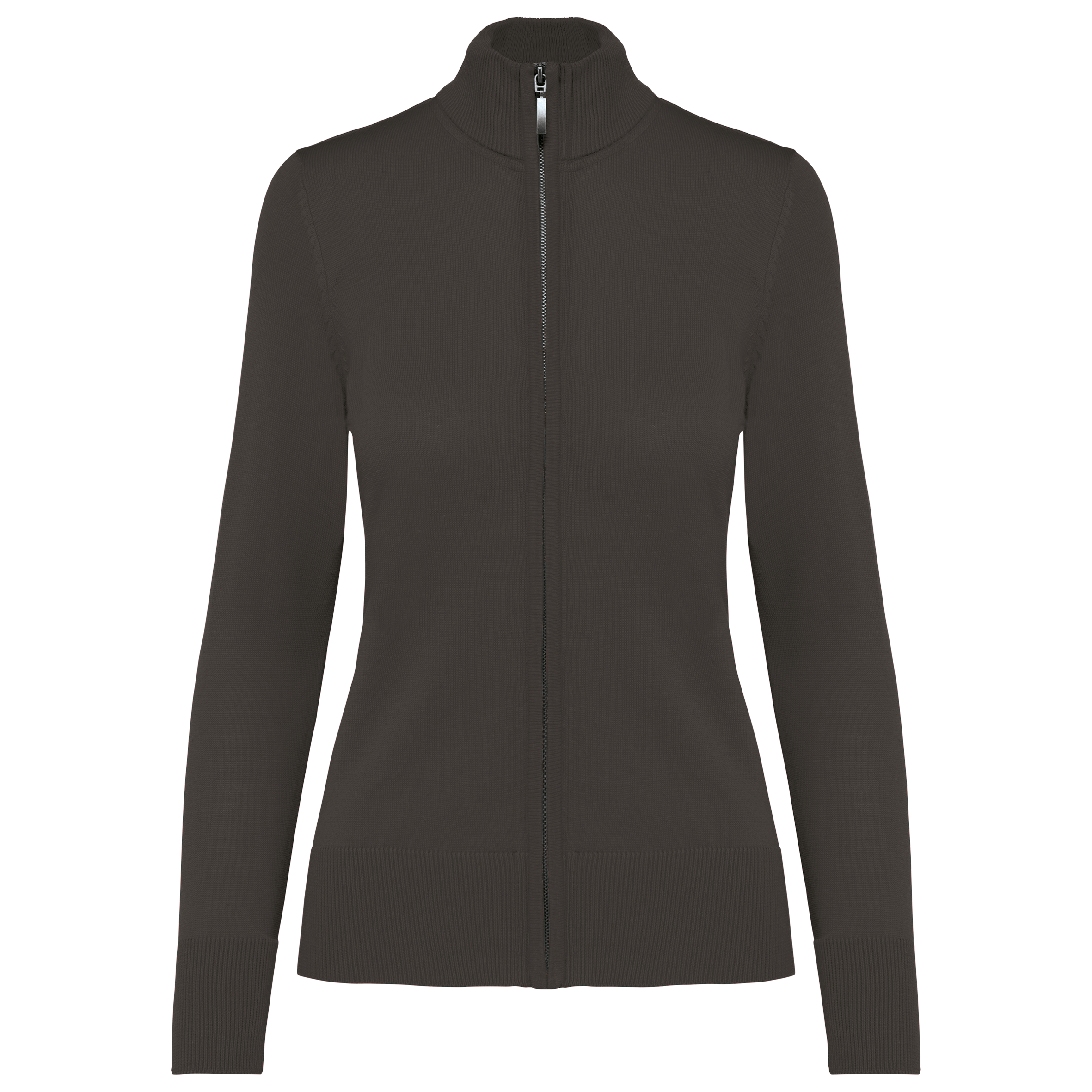 Chaqueta de punto con cremallera mujer