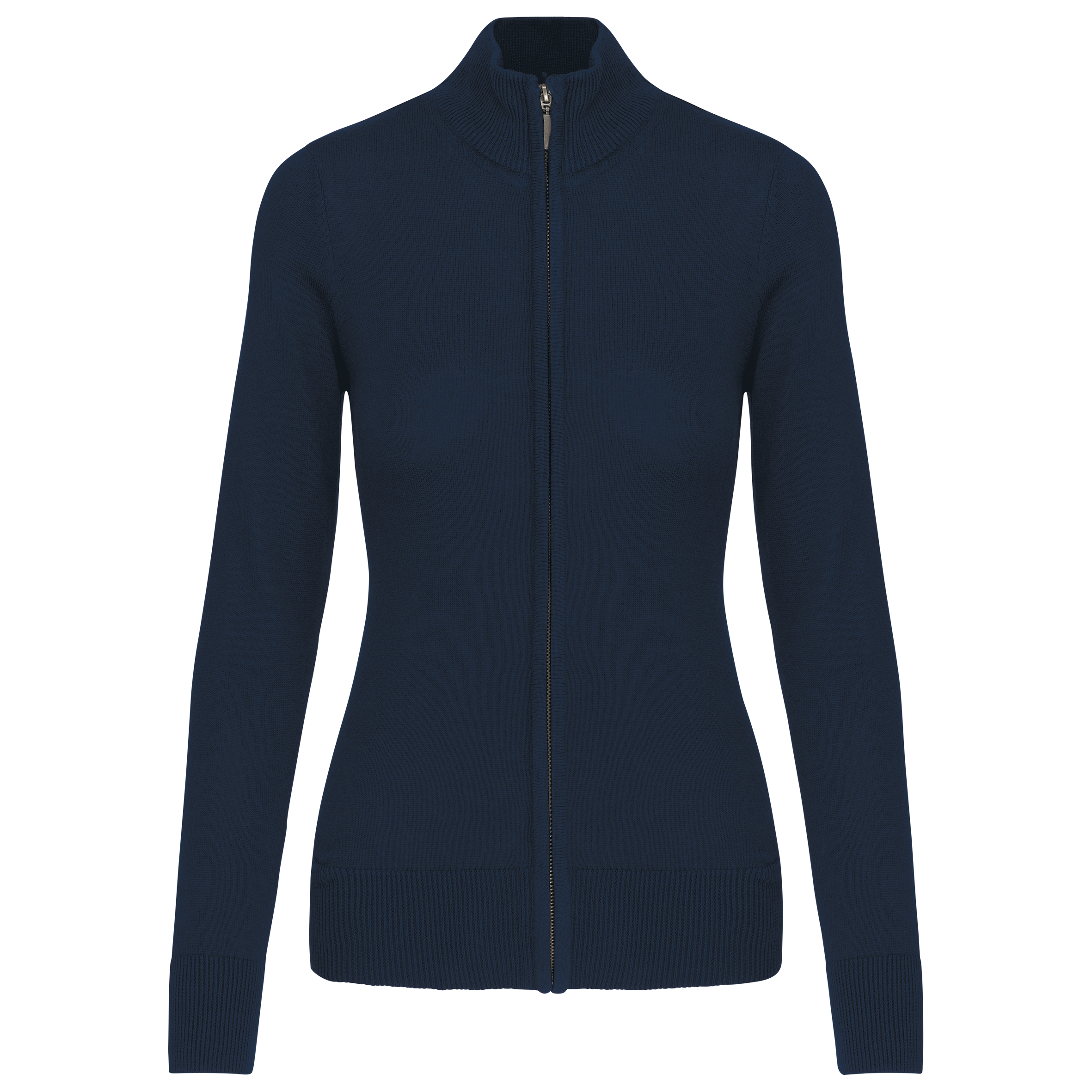 Chaqueta de punto con cremallera mujer