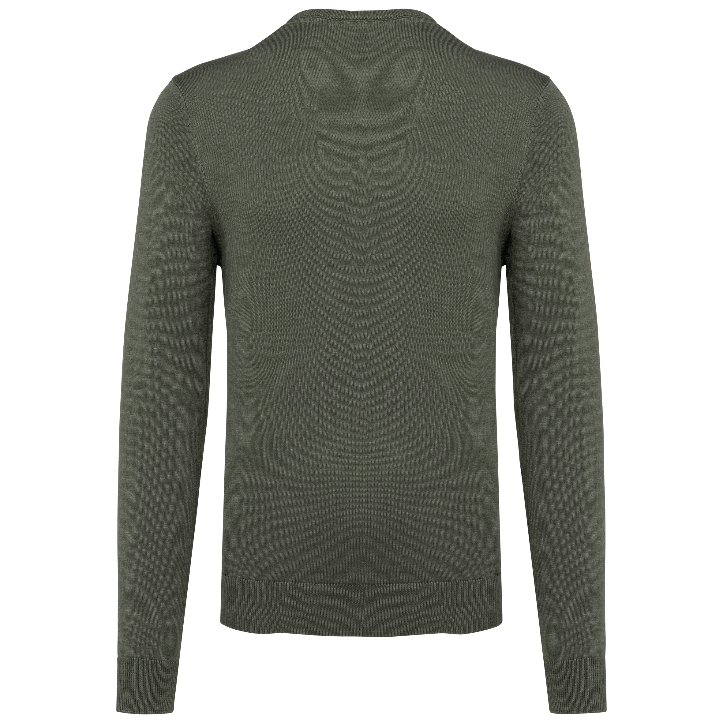 Pullover decote V - Green Marble Heather