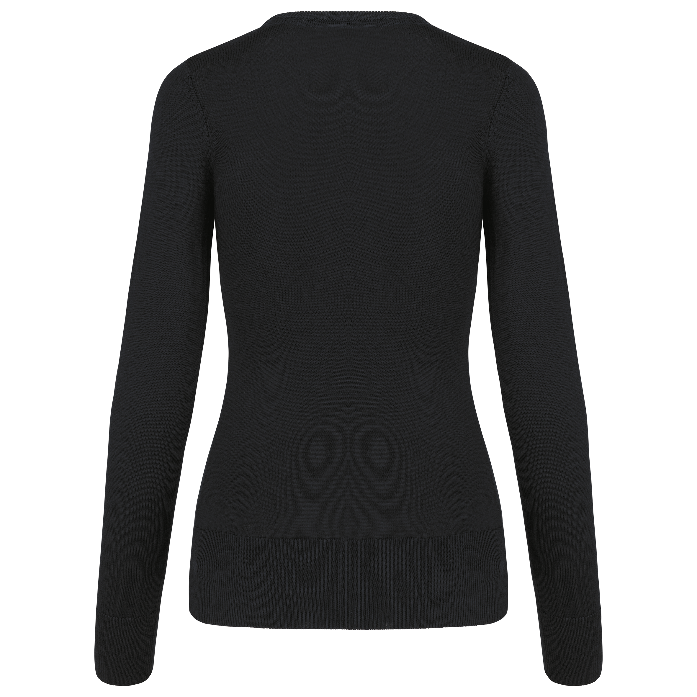 Pullover de senhora decote V - Black
