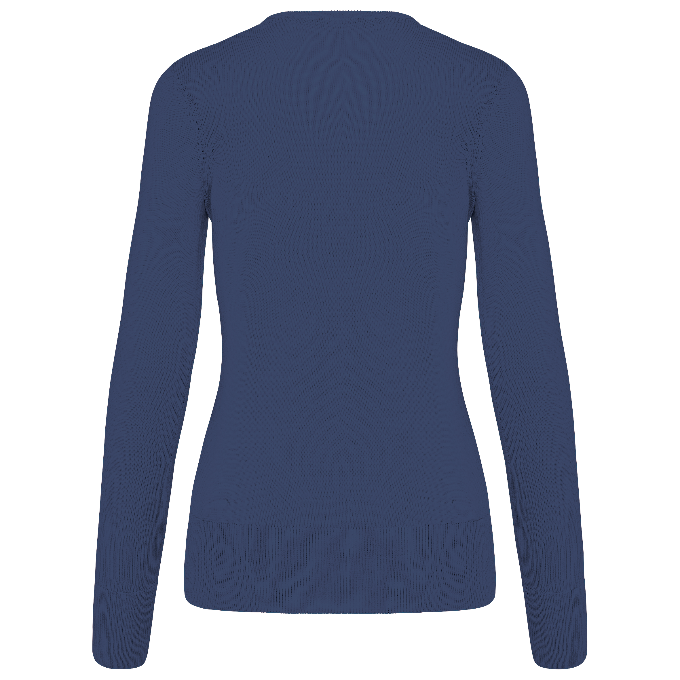 Pullover de senhora decote V - Deep Blue