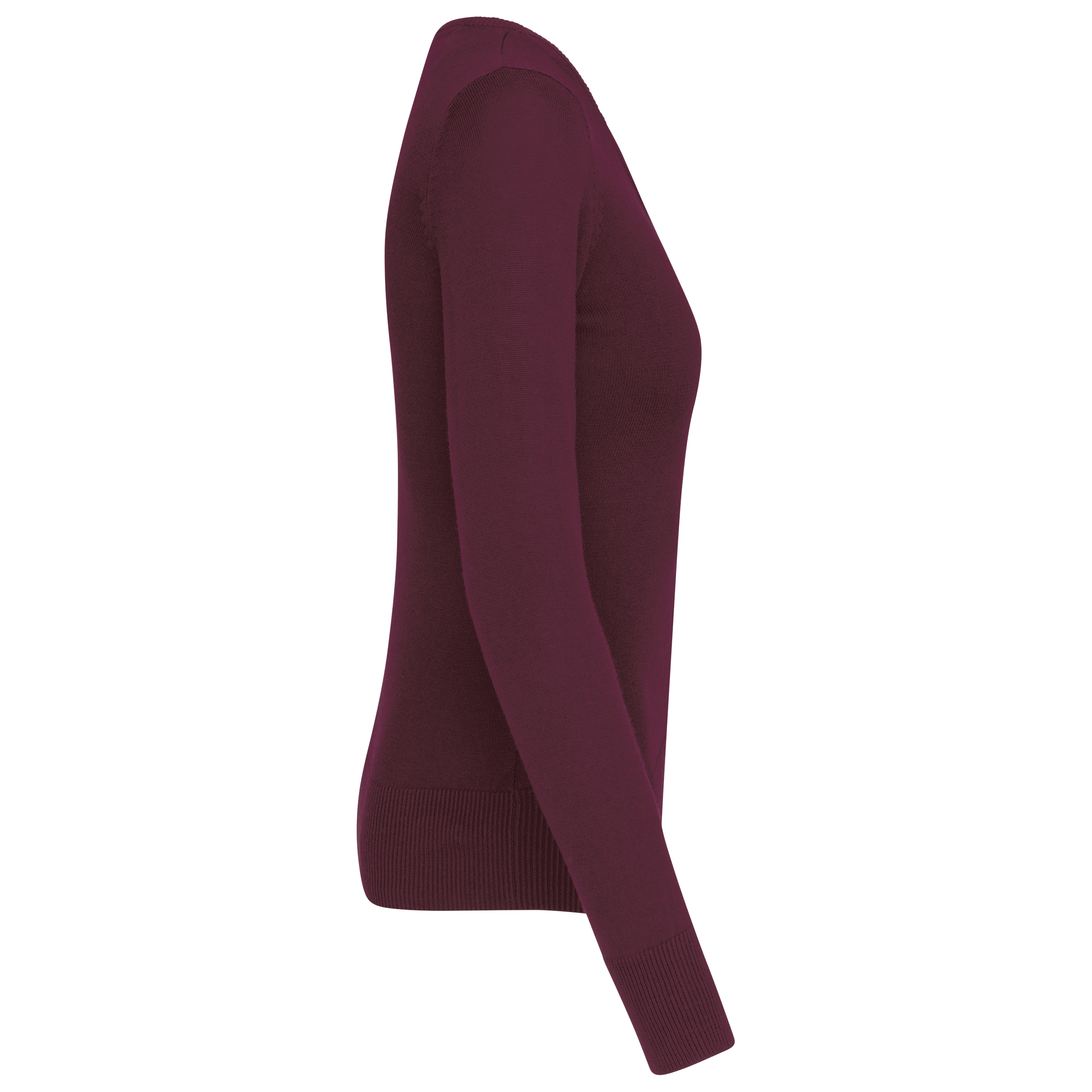 Jersey cuello de pico mujer