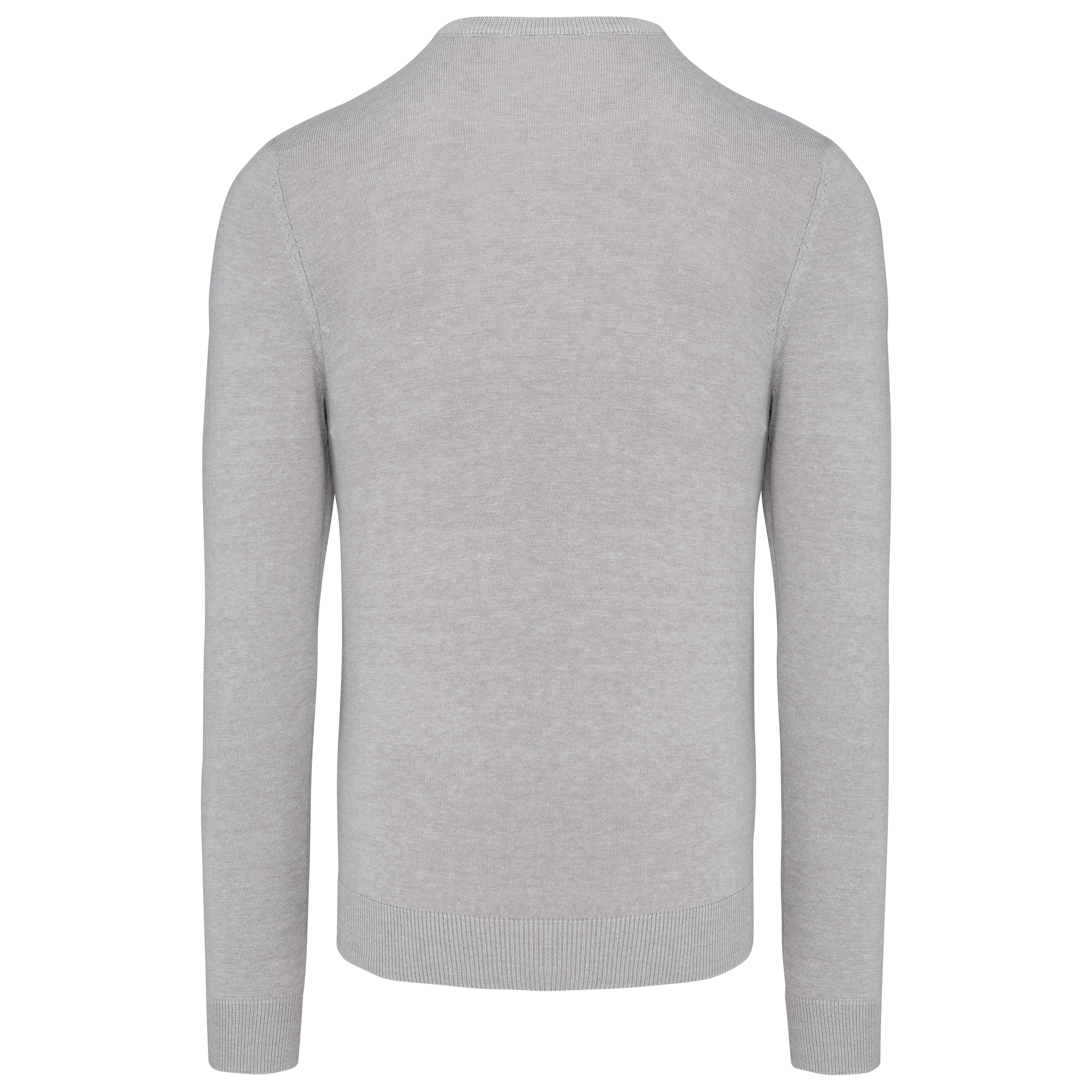 Camisola de homem decote redondo - Grey Melange